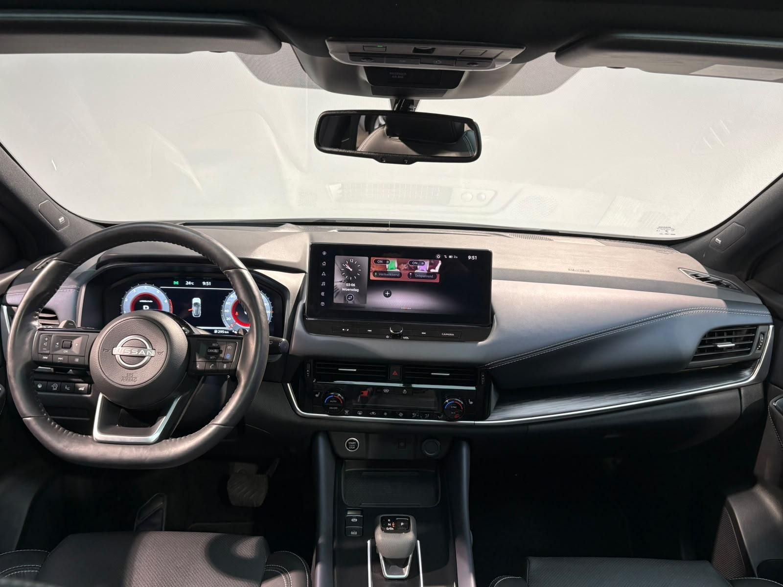 Nissan QASHQAI met kenteken X-191-NT – interieur