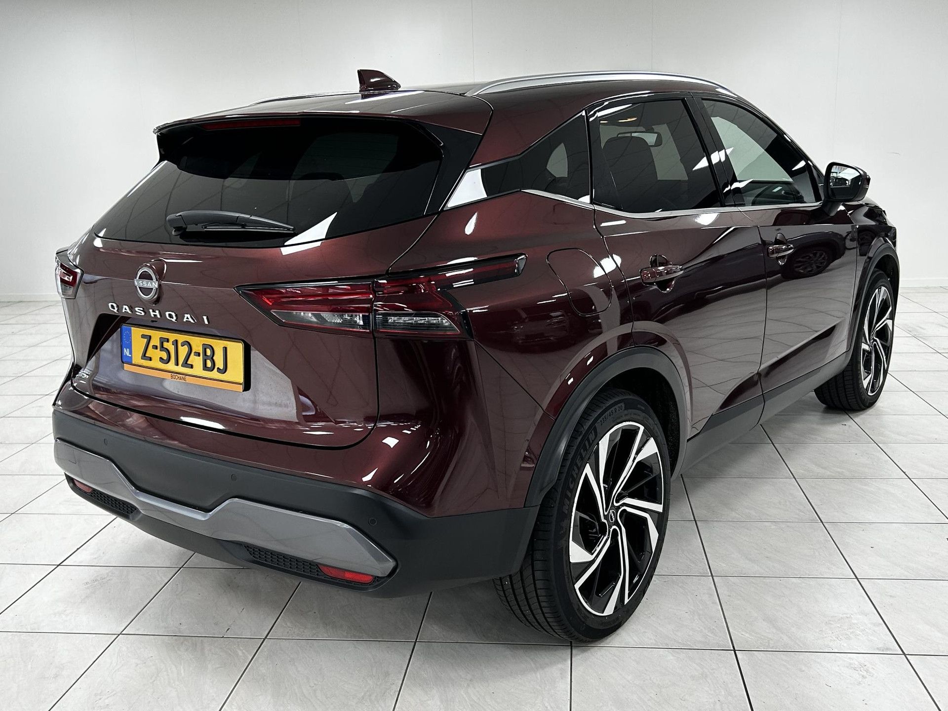 Nissan QASHQAI met kenteken Z-512-BJ – achteraanzicht