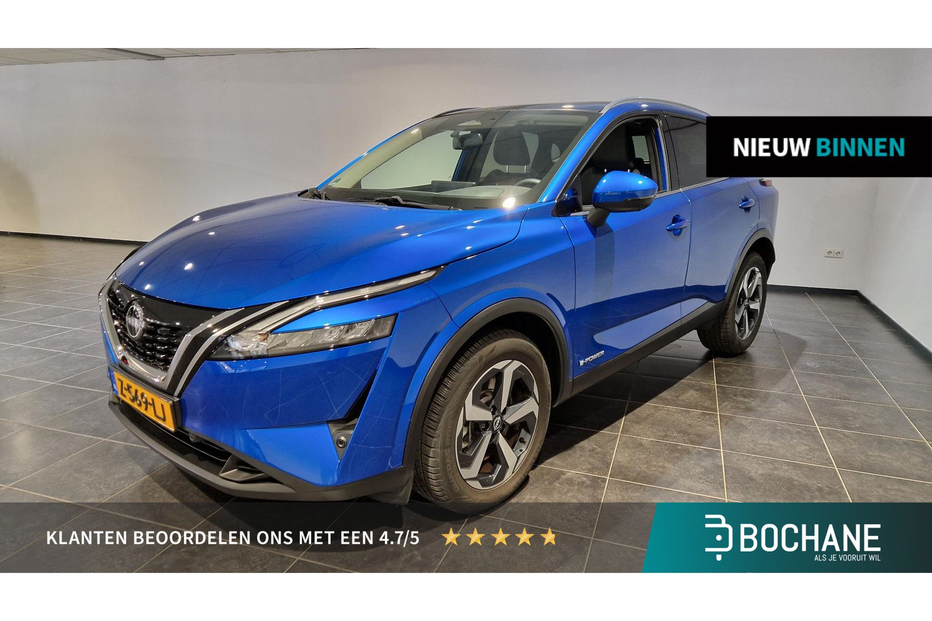 Nissan QASHQAI met kenteken Z-569-LJ – vooraanzicht