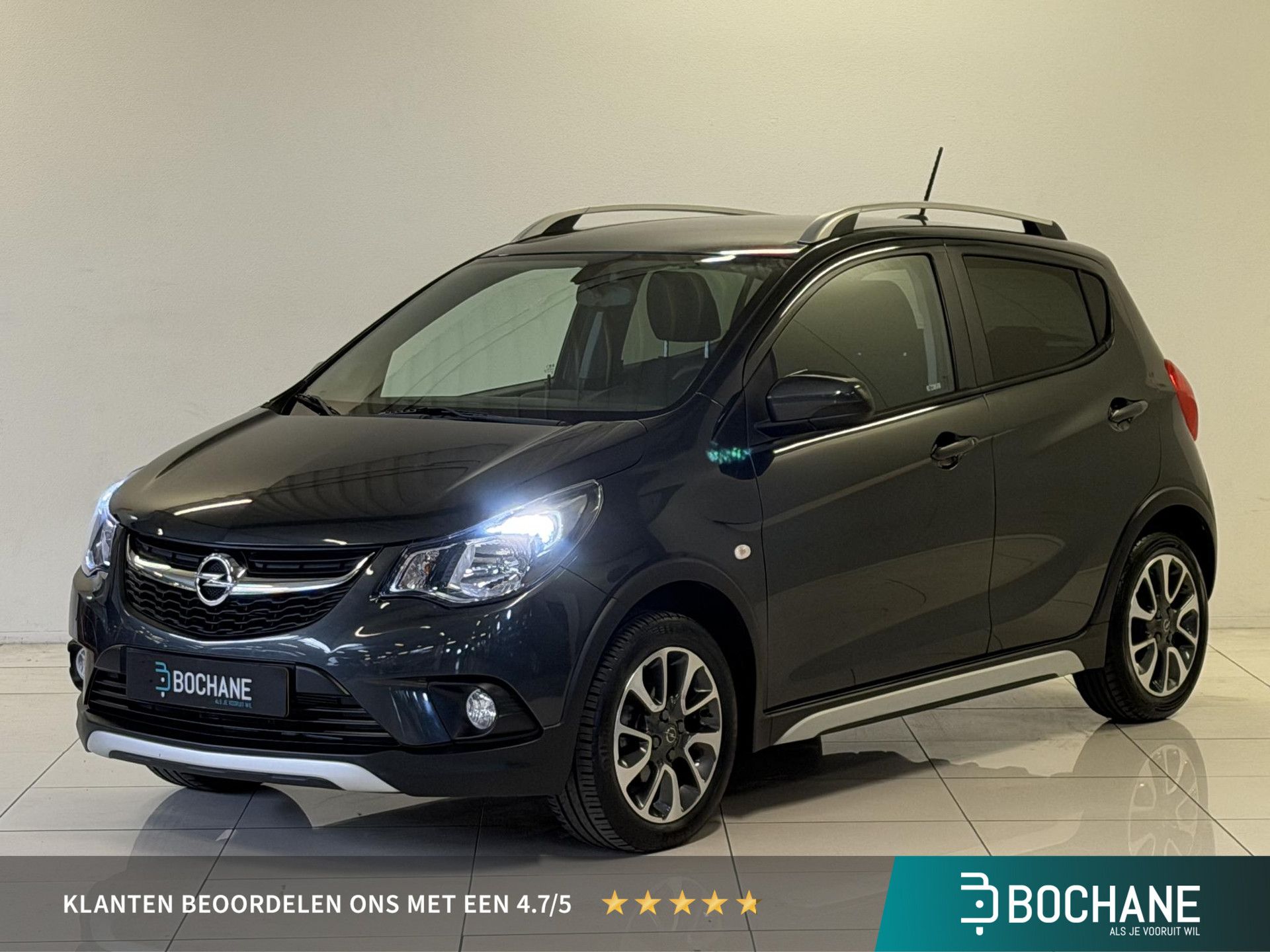 Opel KARL met kenteken SJ-195-B – vooraanzicht