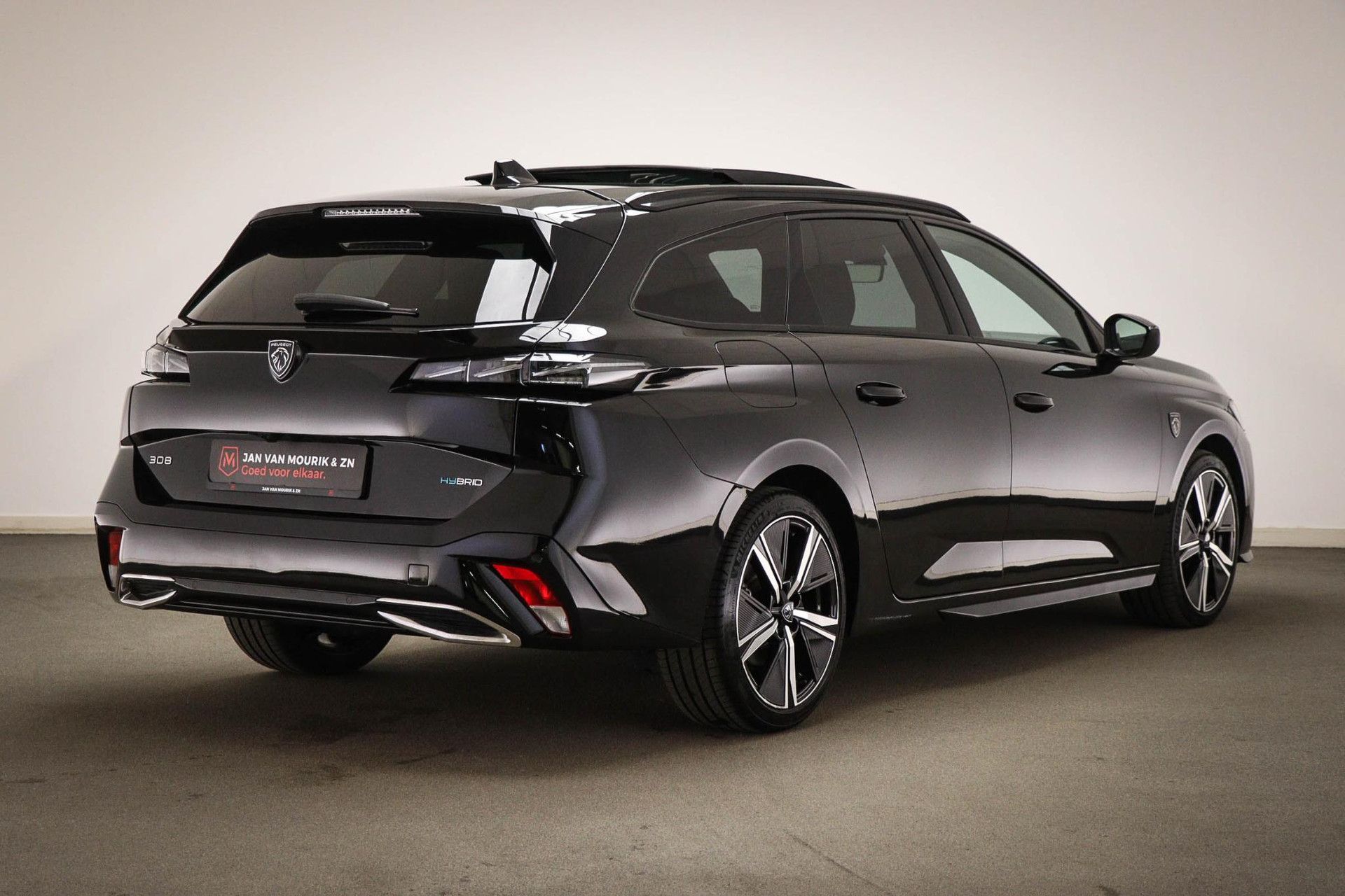 Peugeot 308 met kenteken KHS-43-R – achteraanzicht