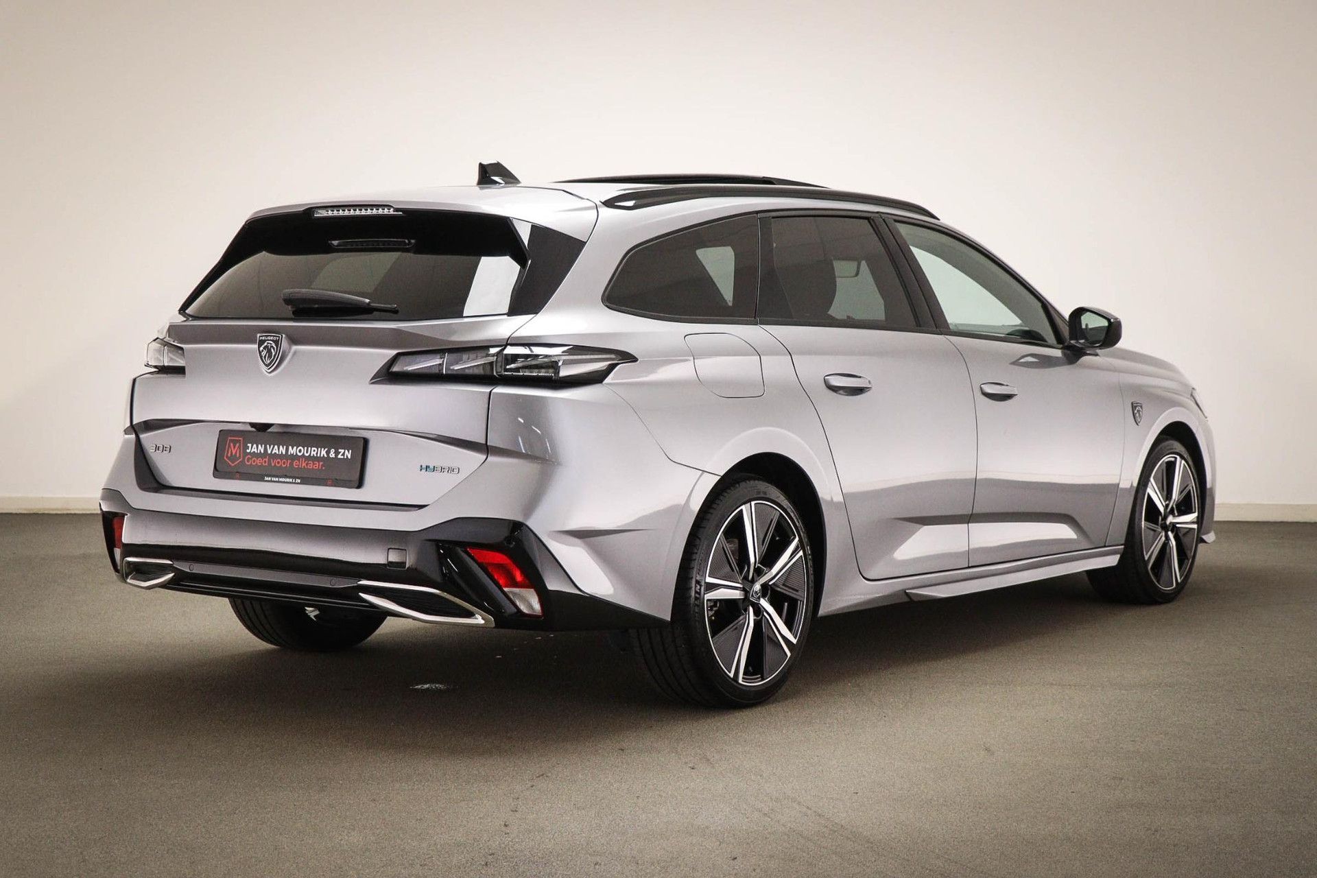 Peugeot 308 met kenteken KLN-52-X – achteraanzicht