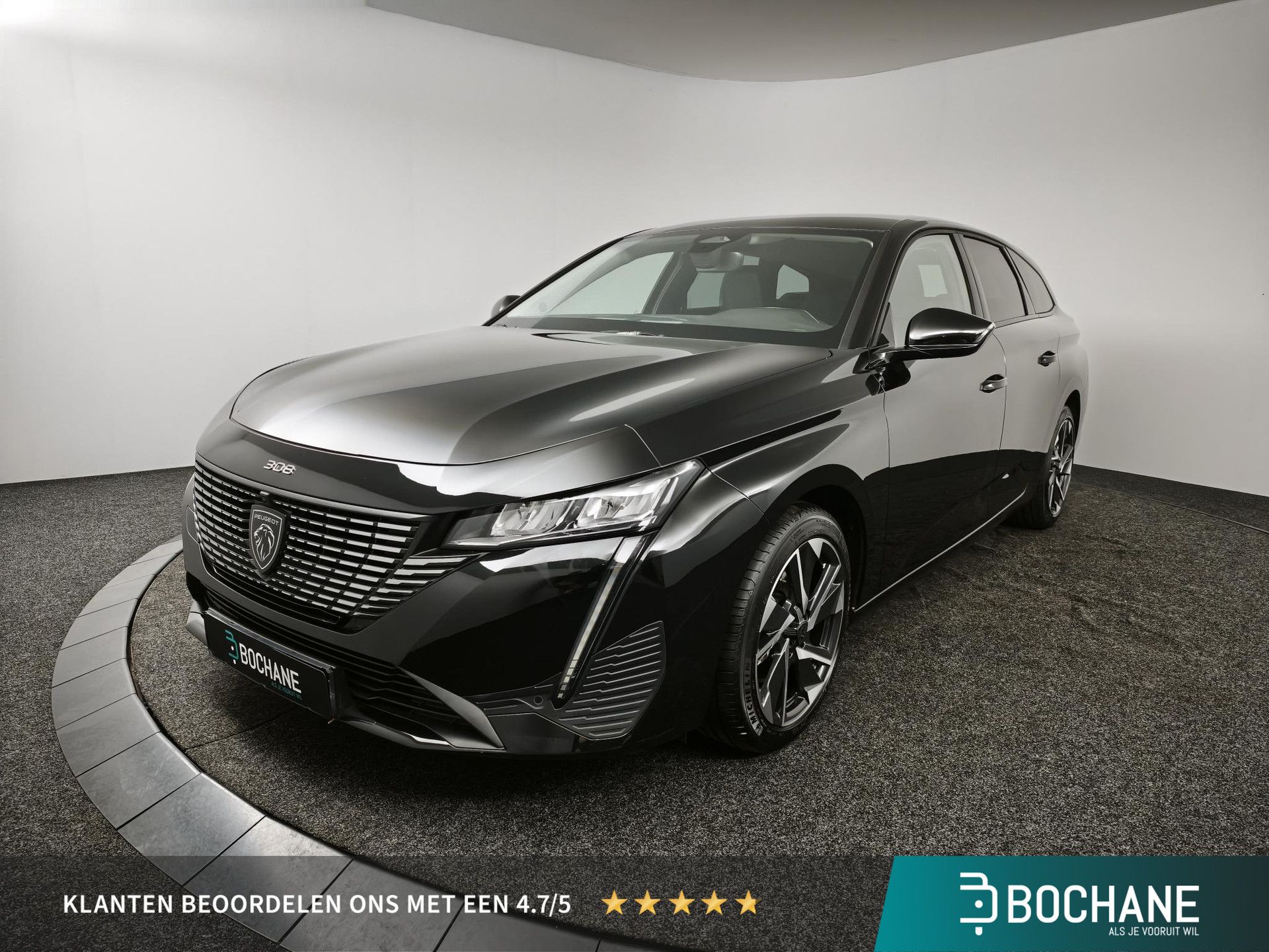 Peugeot 308 met kenteken KSG-34-L – vooraanzicht