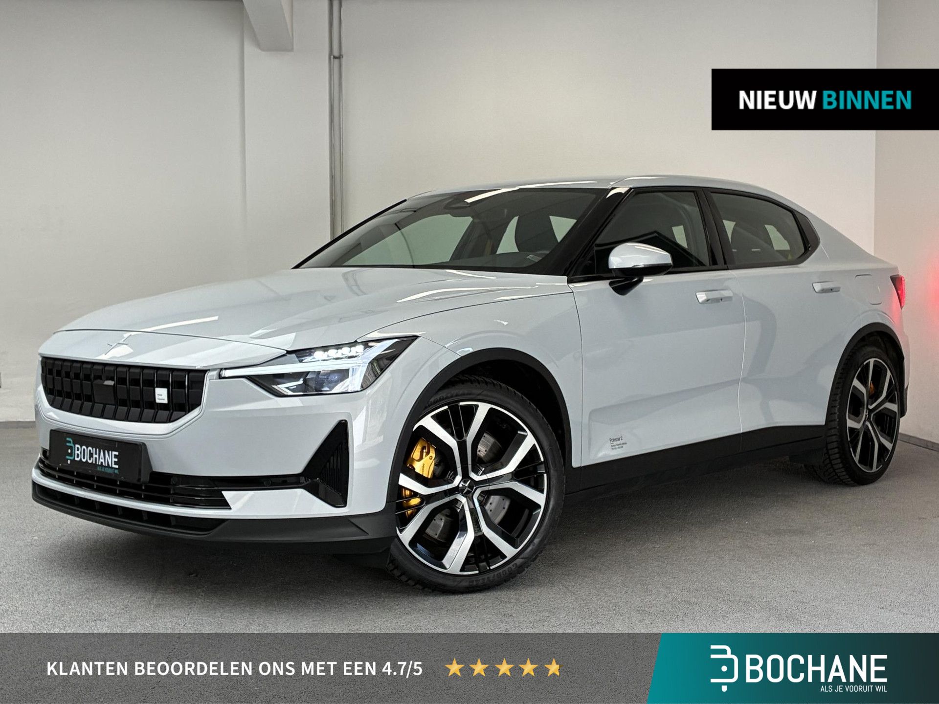 Polestar 2 met kenteken T-728-JH – vooraanzicht