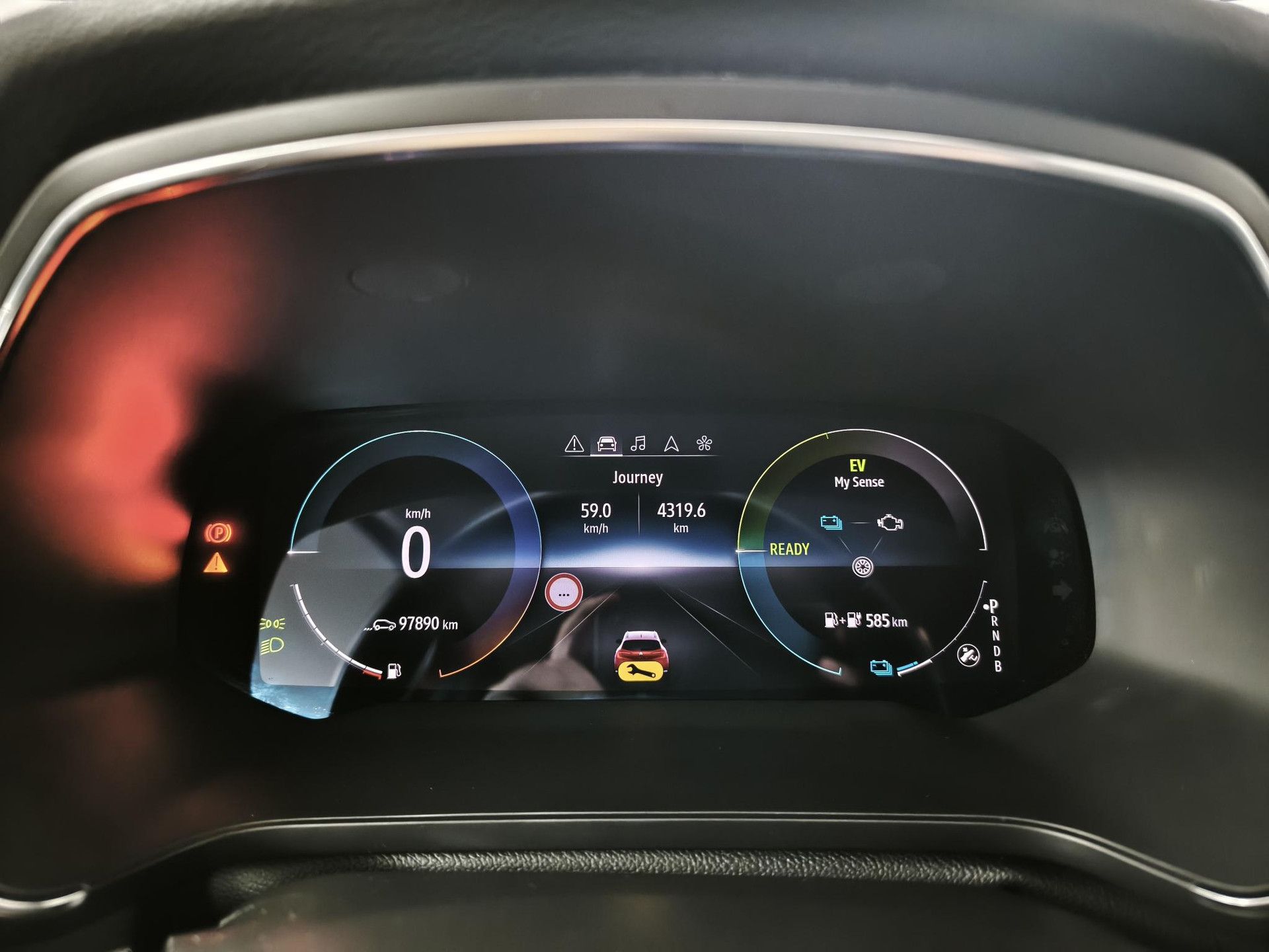 Renault Captur – dashboard
