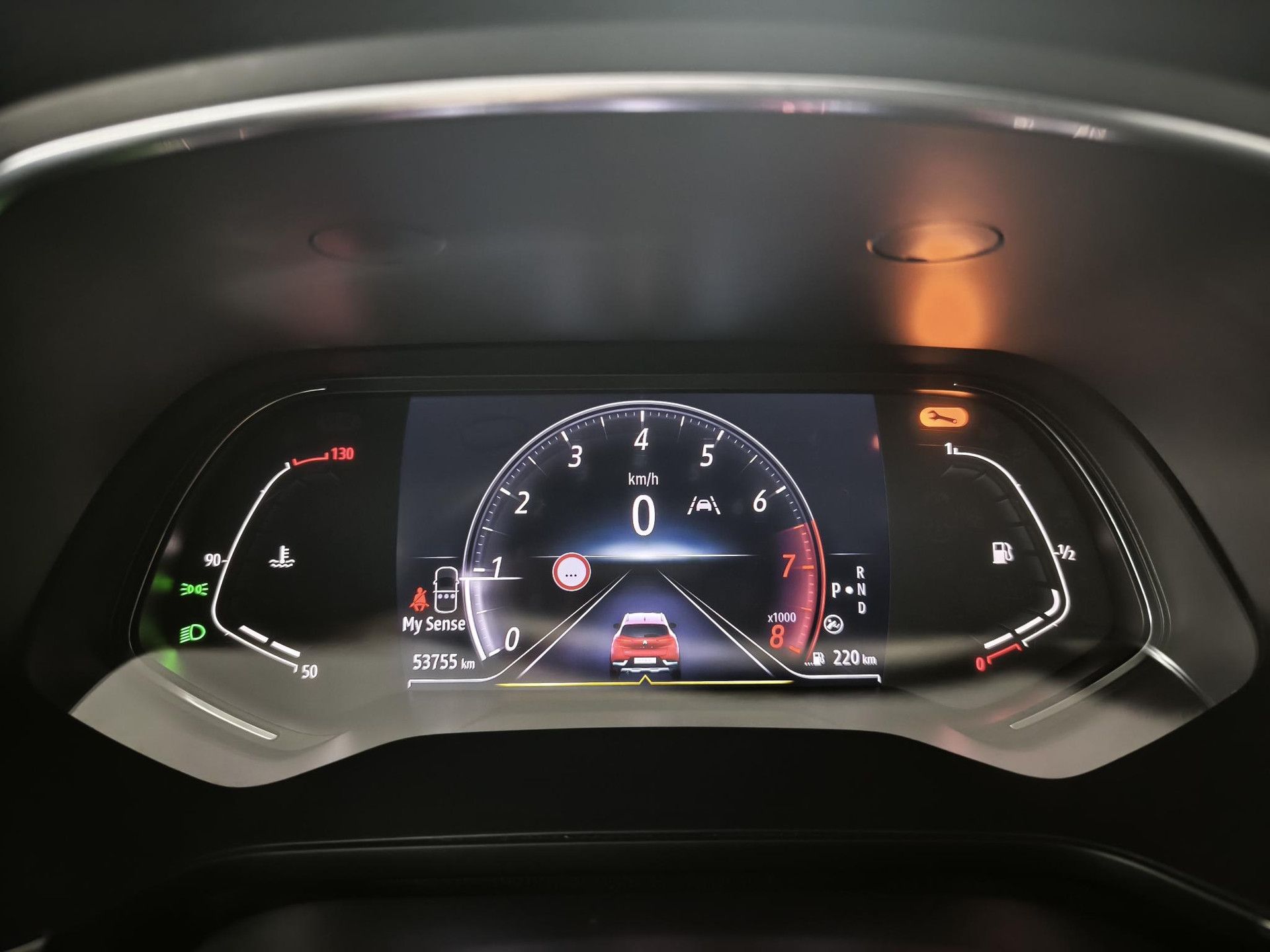 Renault Captur met kenteken KPK-39-Z – dashboard