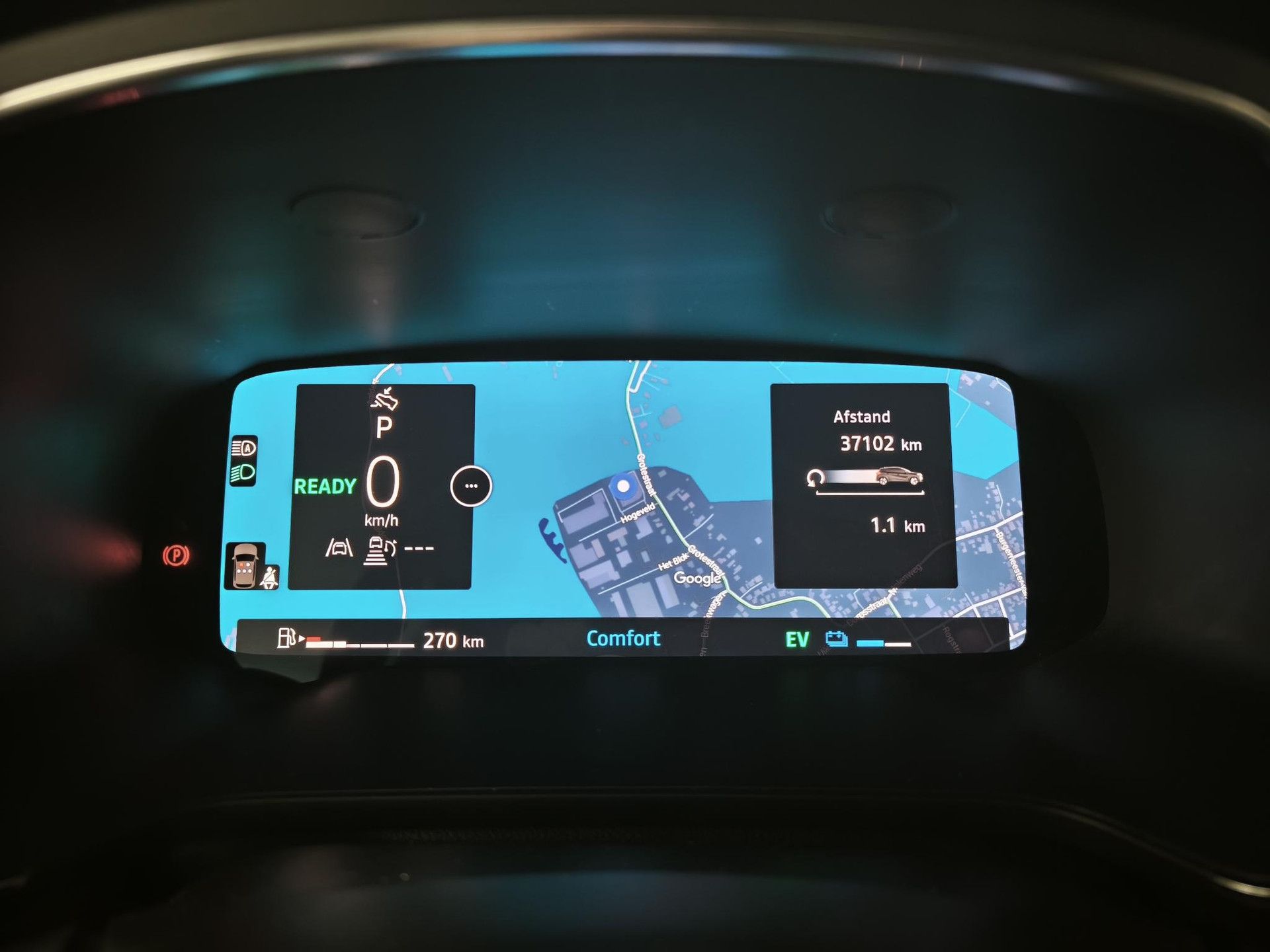Renault Captur met kenteken KPZ-28-T – dashboard