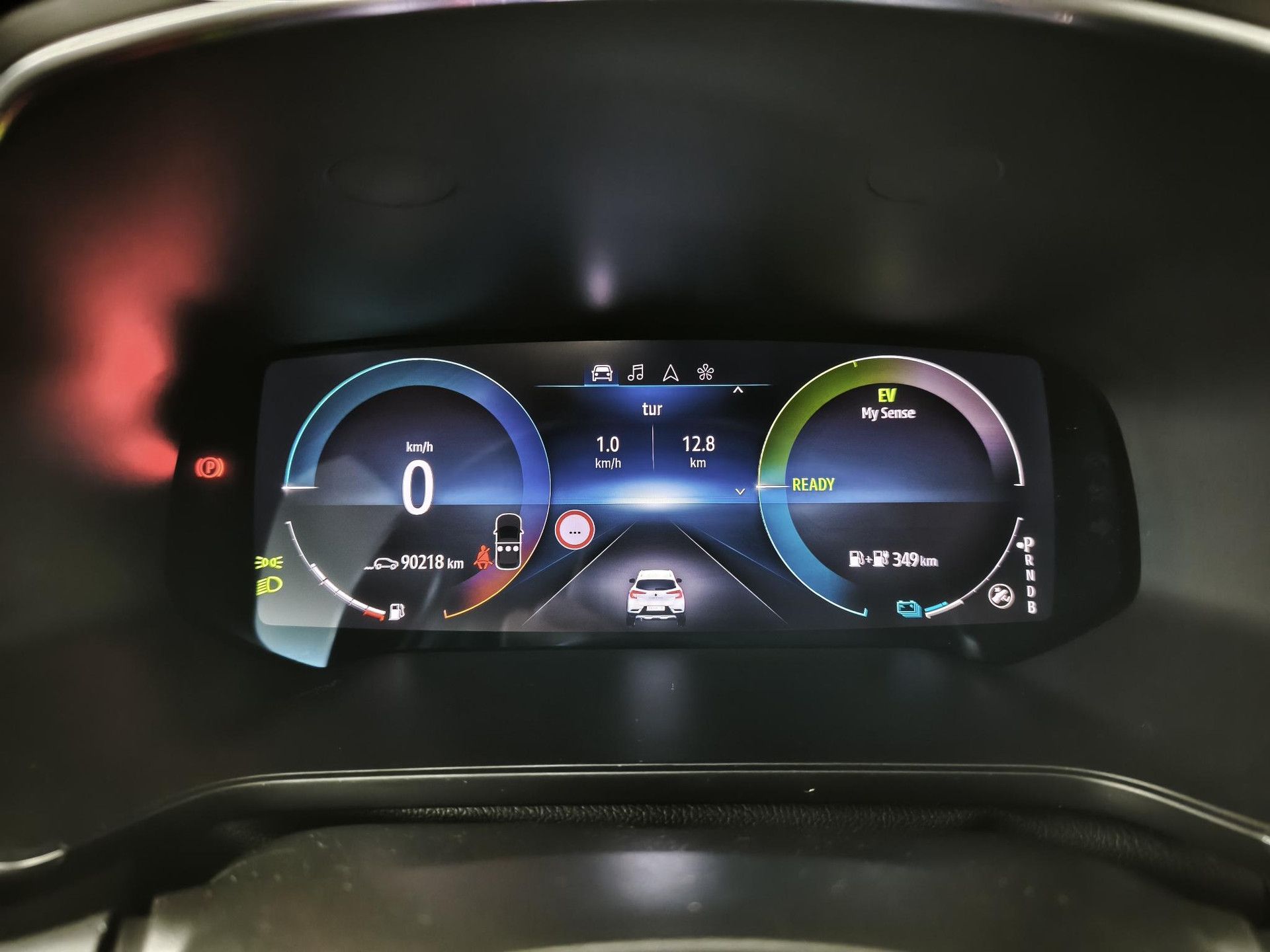 Renault Captur met kenteken KRR-24-J – dashboard