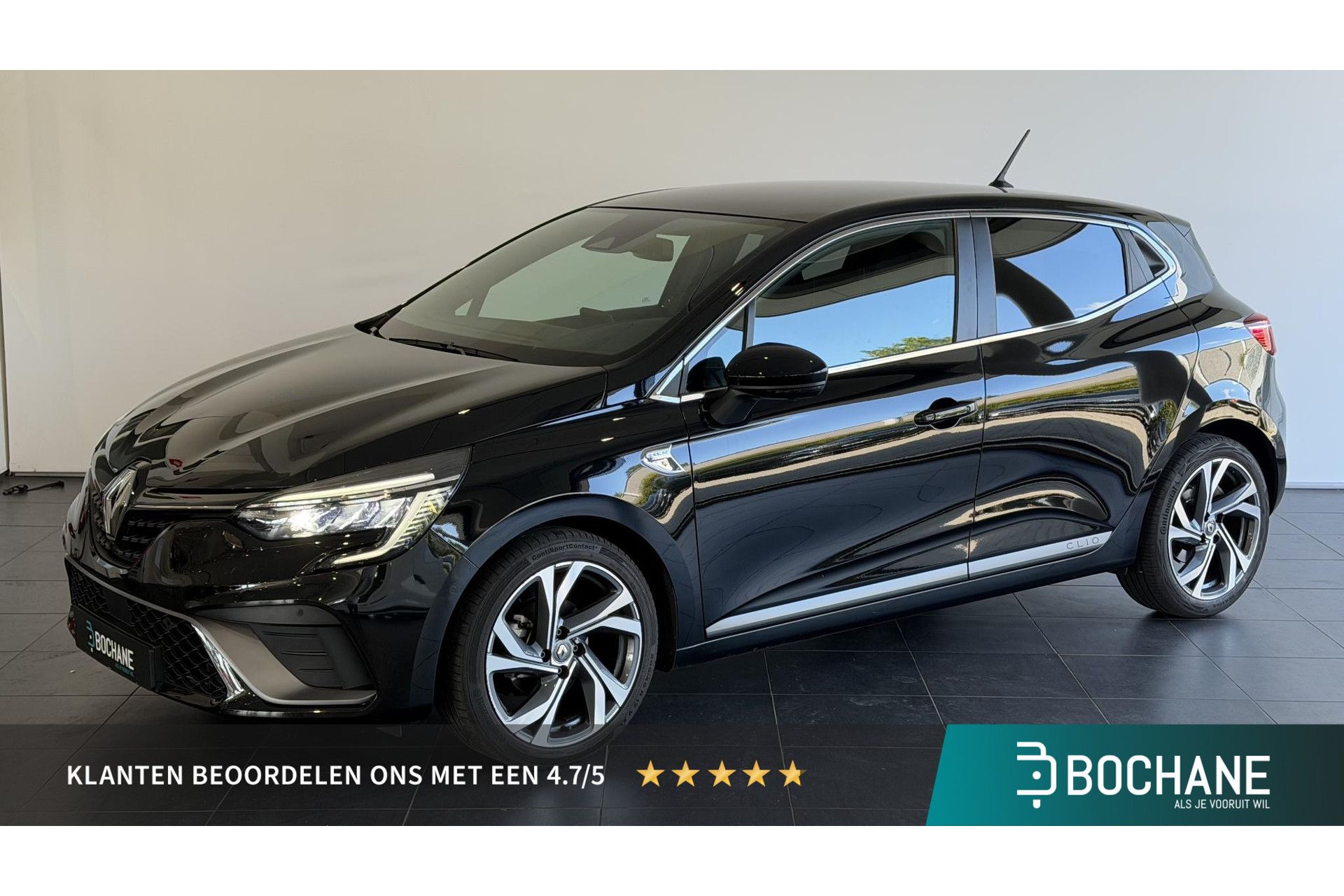 Renault Clio met kenteken K-498-SN – vooraanzicht
