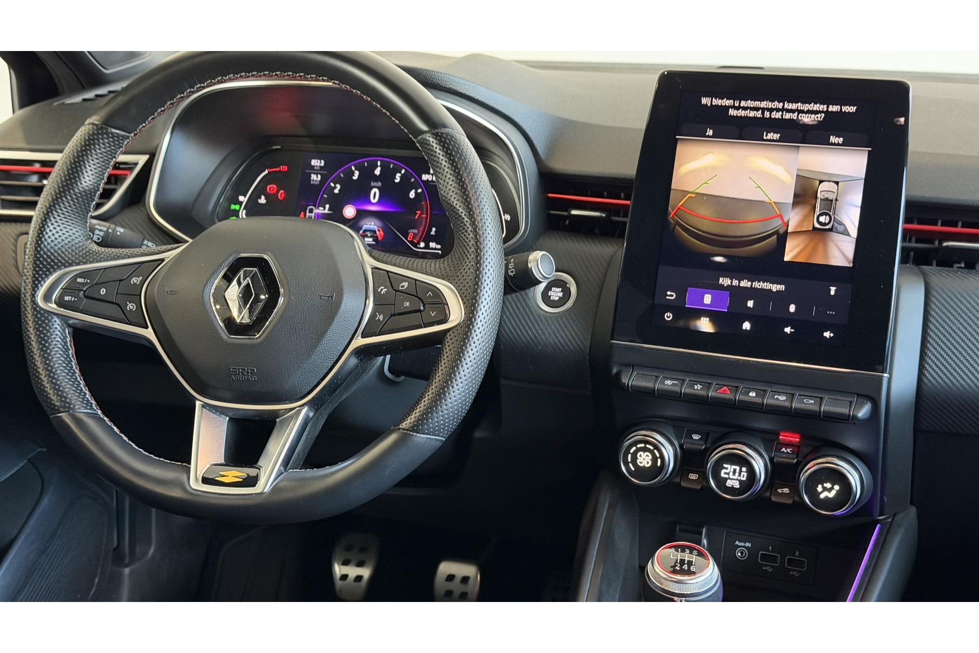 Renault Clio met kenteken K-498-SN – achteraanzicht