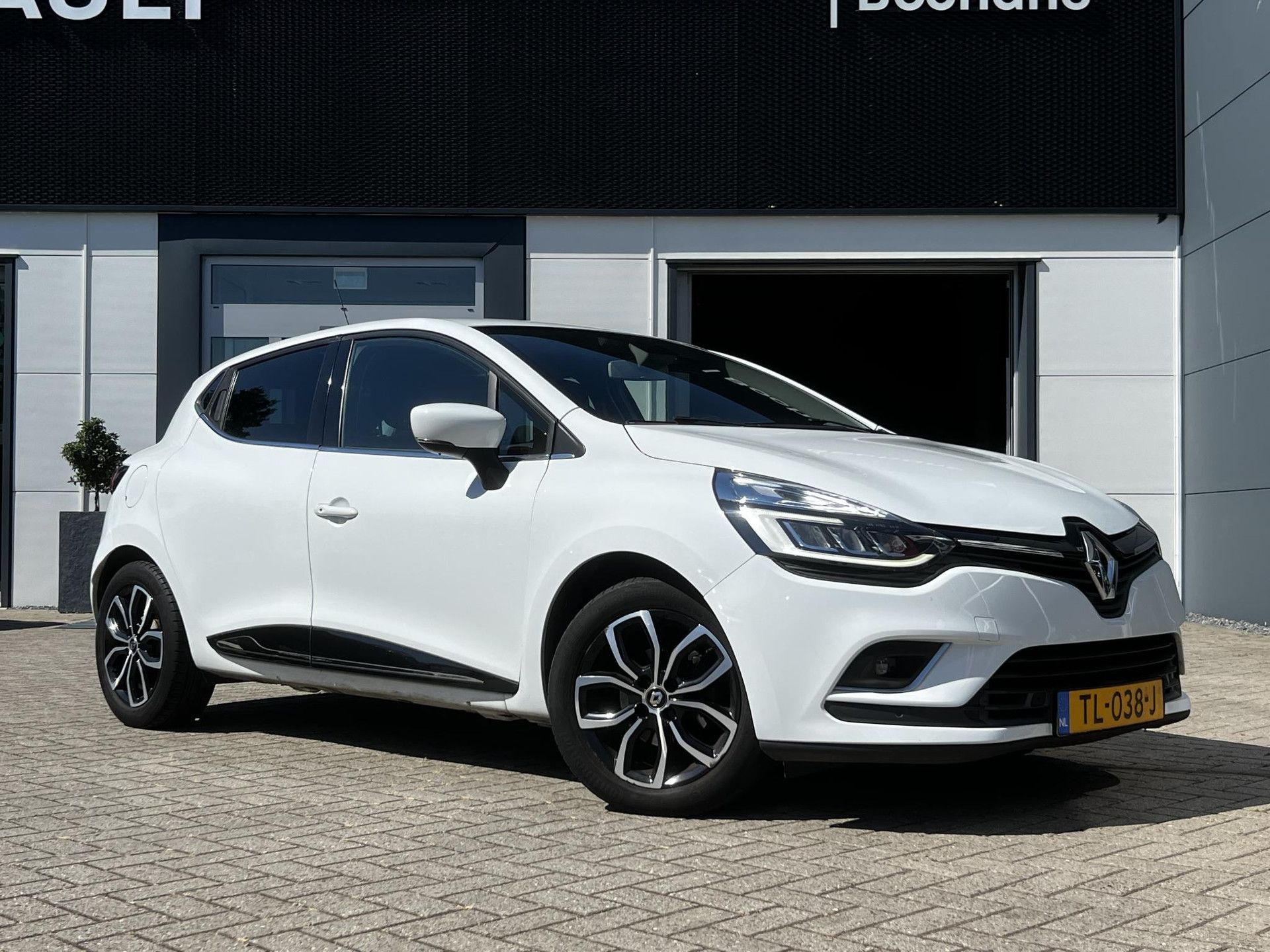 Renault Clio met kenteken TL-038-J – detailfoto