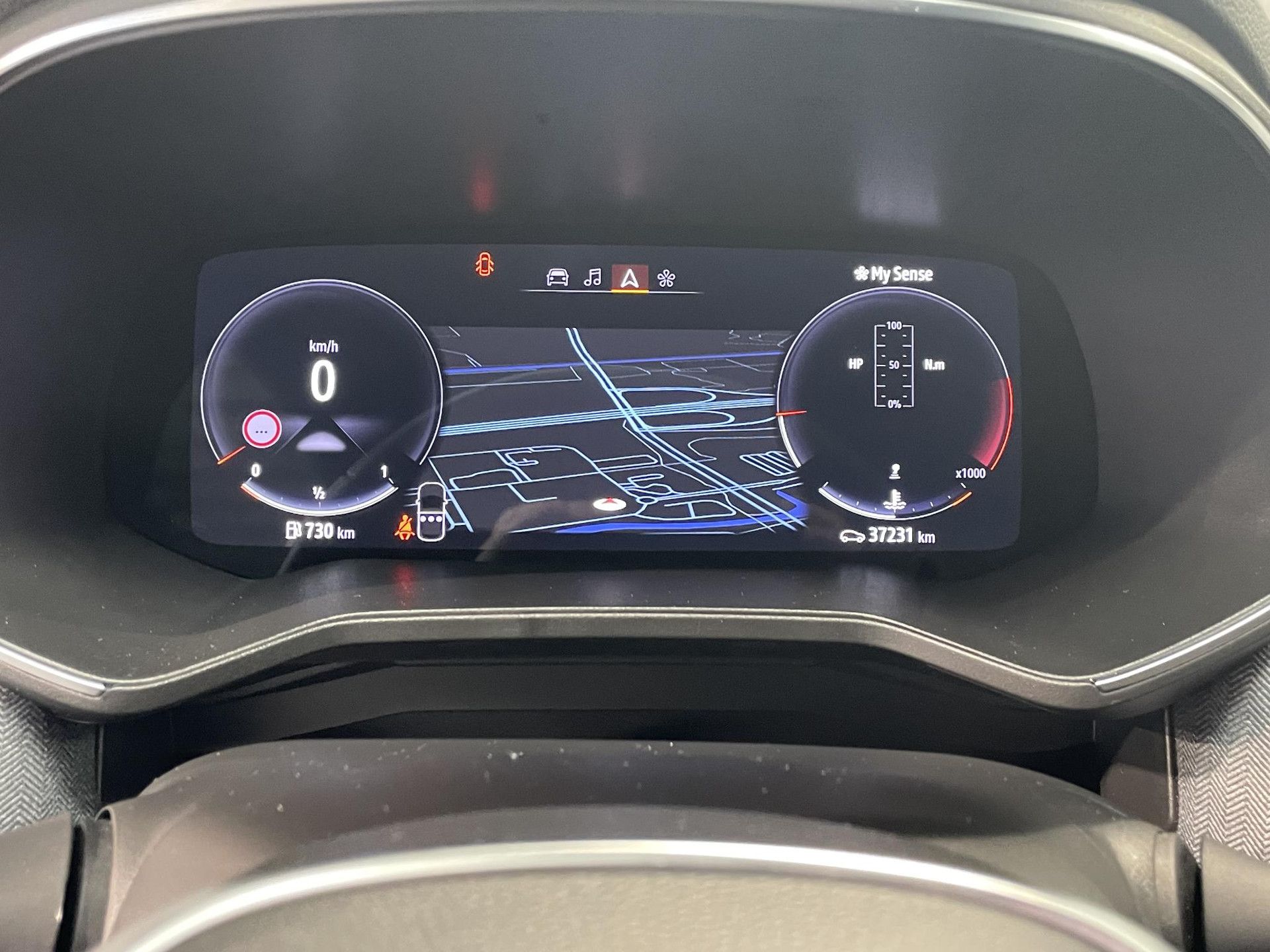 Renault Clio met kenteken Z-913-KD – dashboard