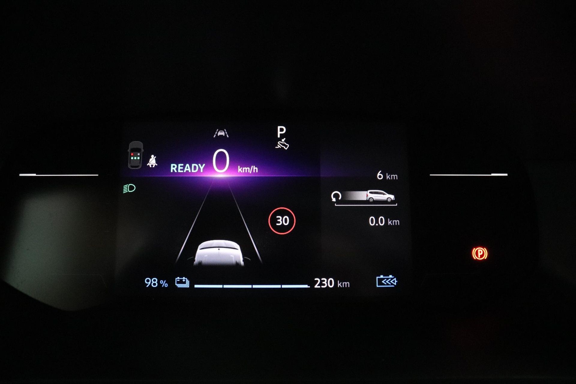 Renault Kangoo met kenteken V-11-PLG – dashboard