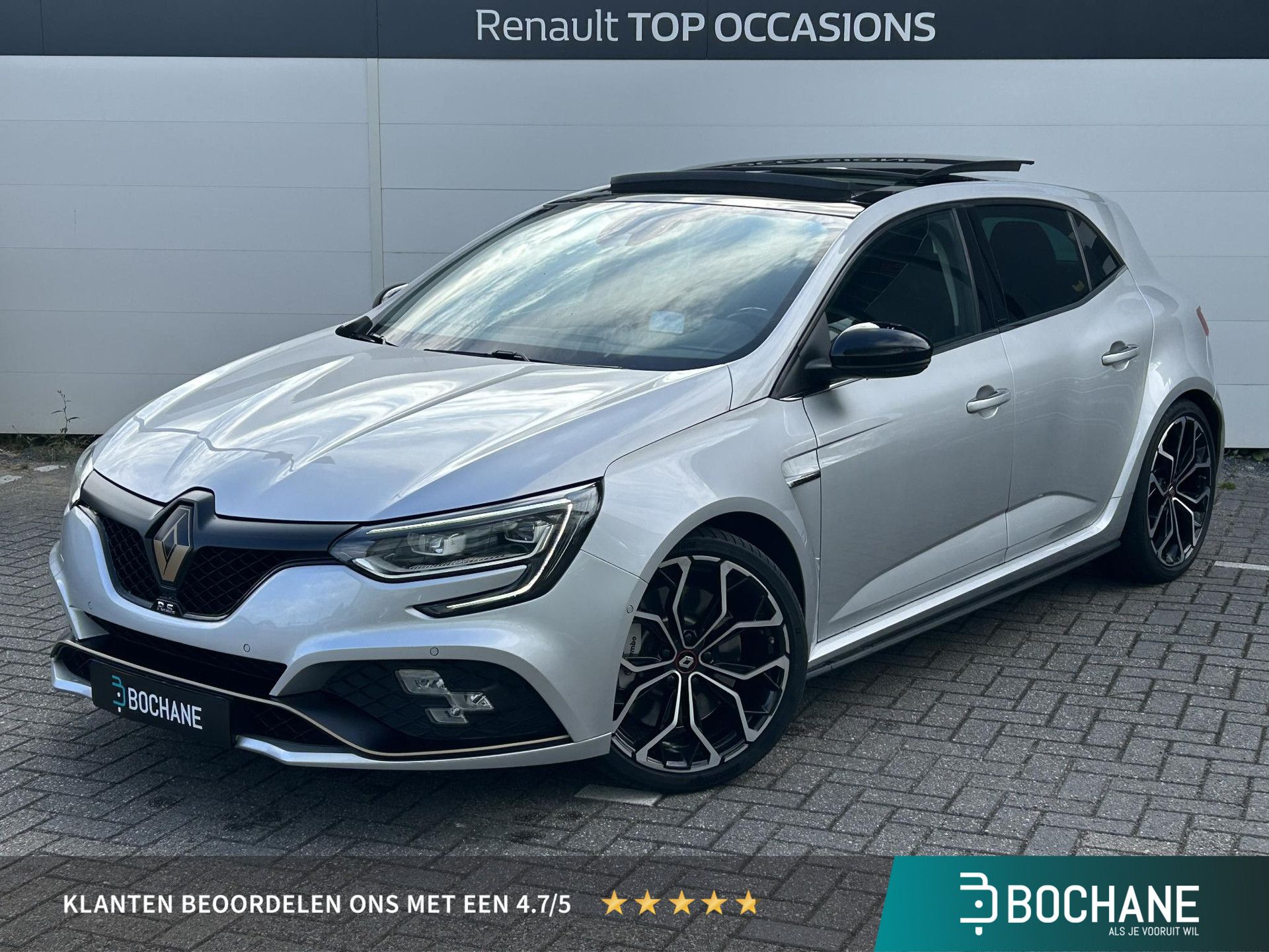 Renault Mégane met kenteken P-018-FD – vooraanzicht