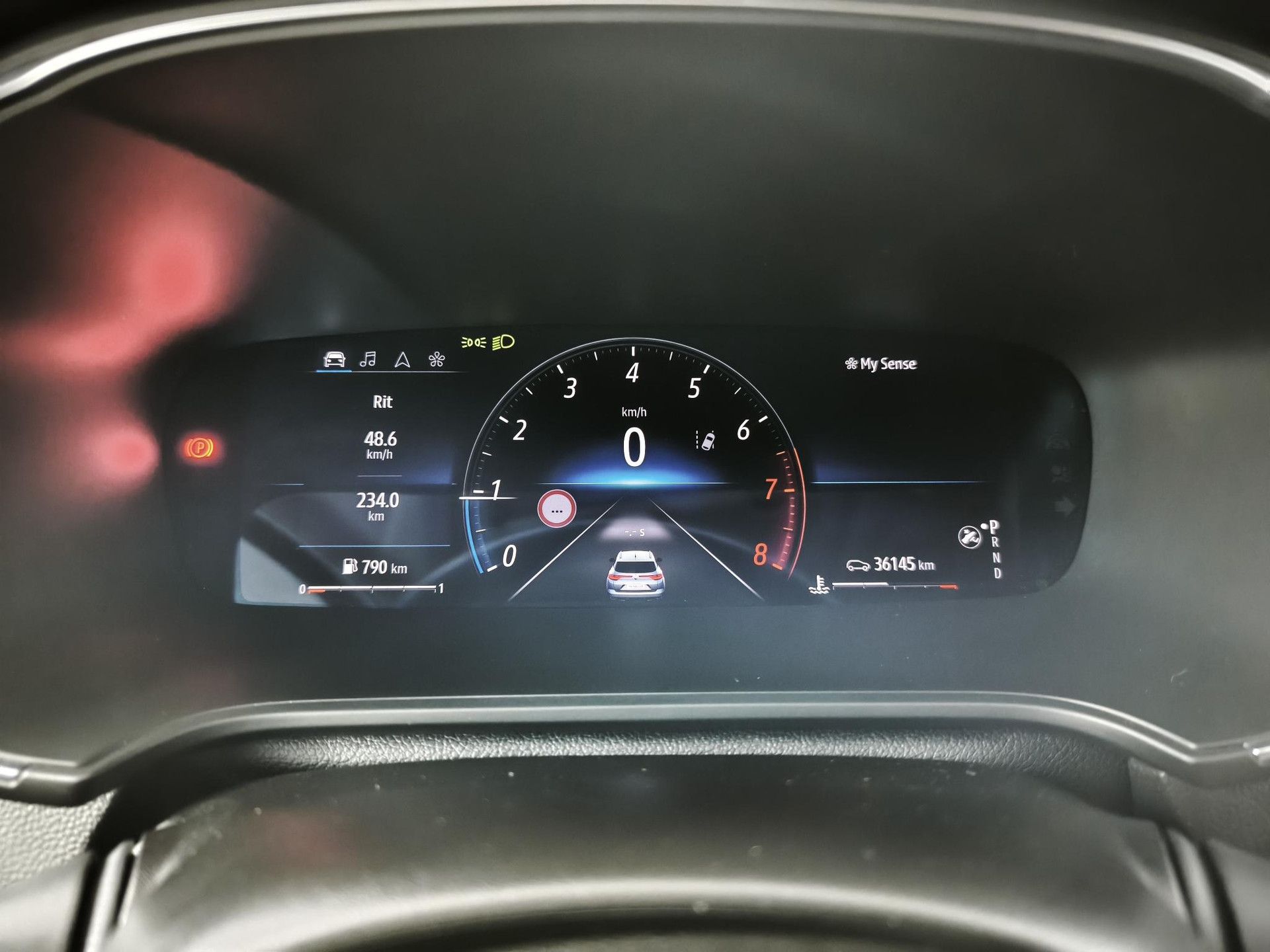 Renault MéganeEstate met kenteken GBZ-11-F – dashboard