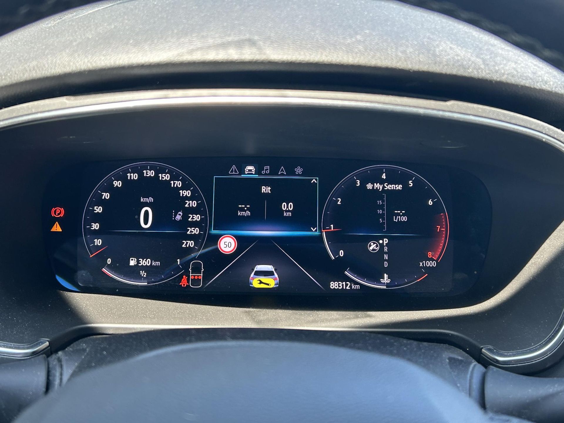 Renault Talisman met kenteken L-189-KH – dashboard