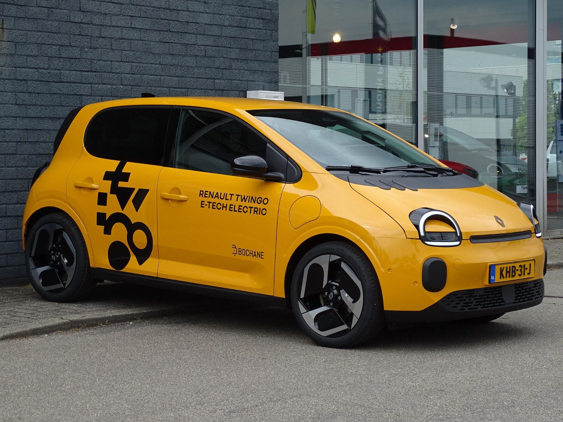 Renault Twingo met kenteken KHB-31-J – detailfoto