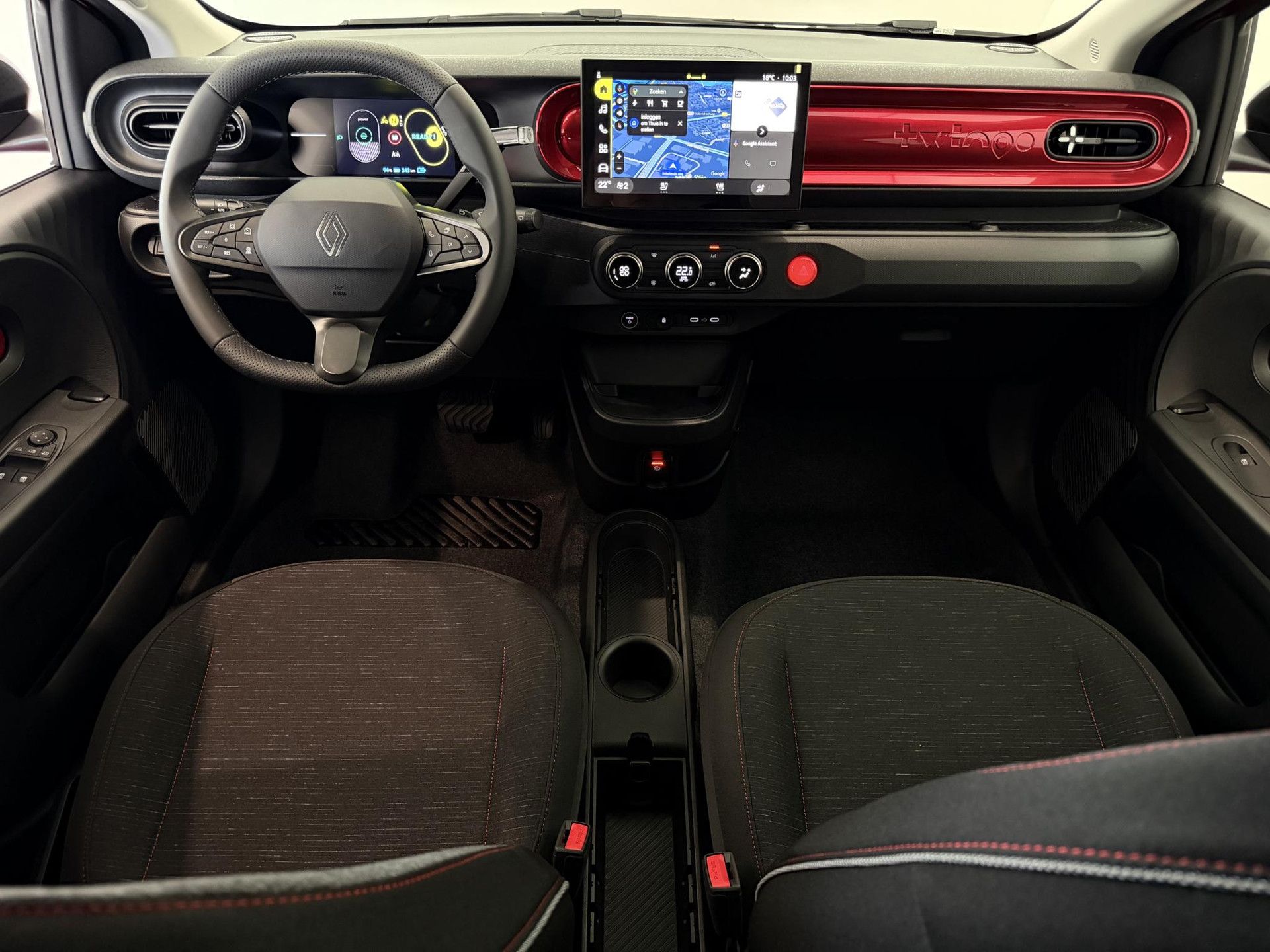 Renault Twingo met kenteken KHB-74-J – interieur
