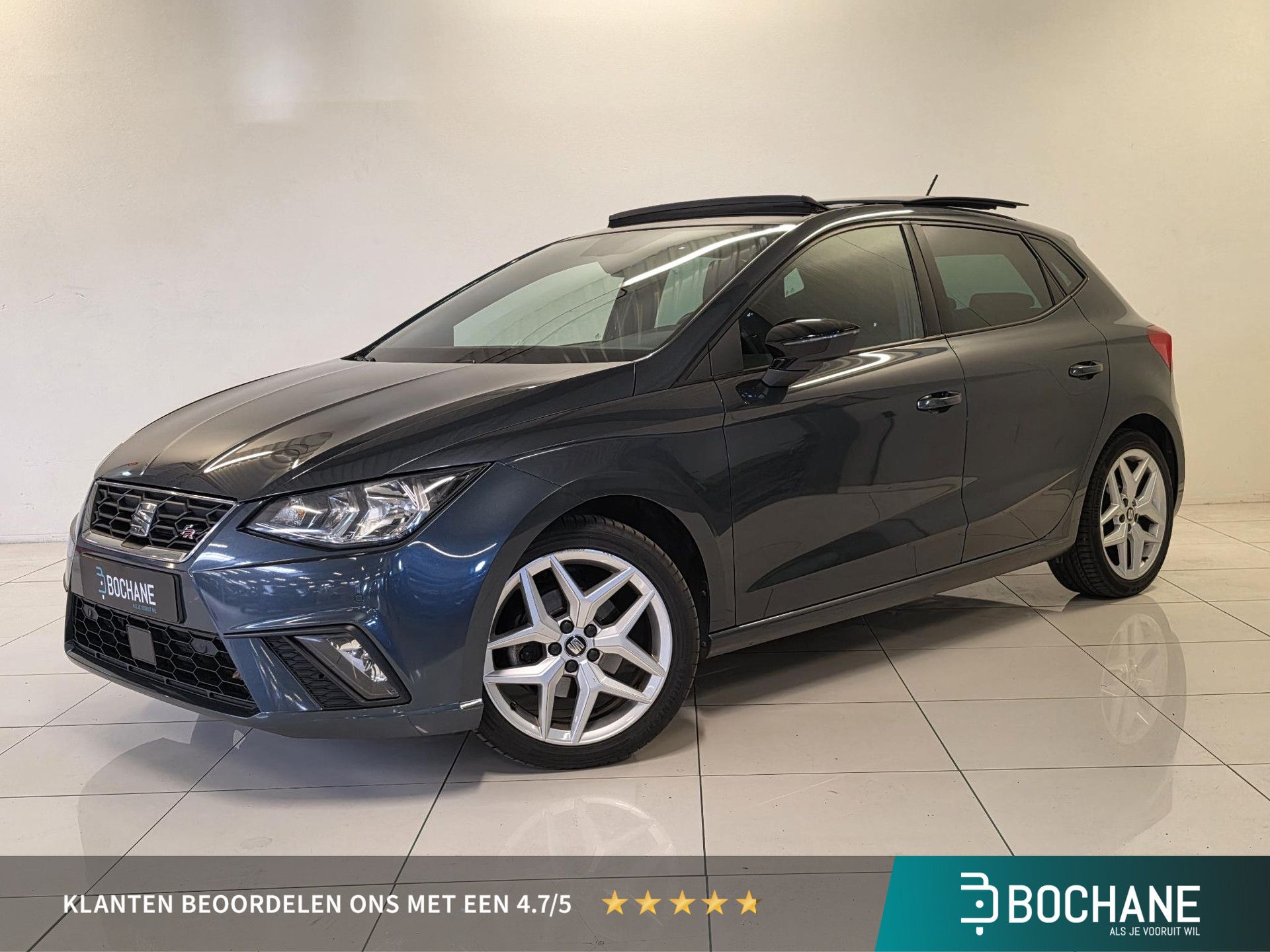 SEAT Ibiza met kenteken L-728-JK – vooraanzicht