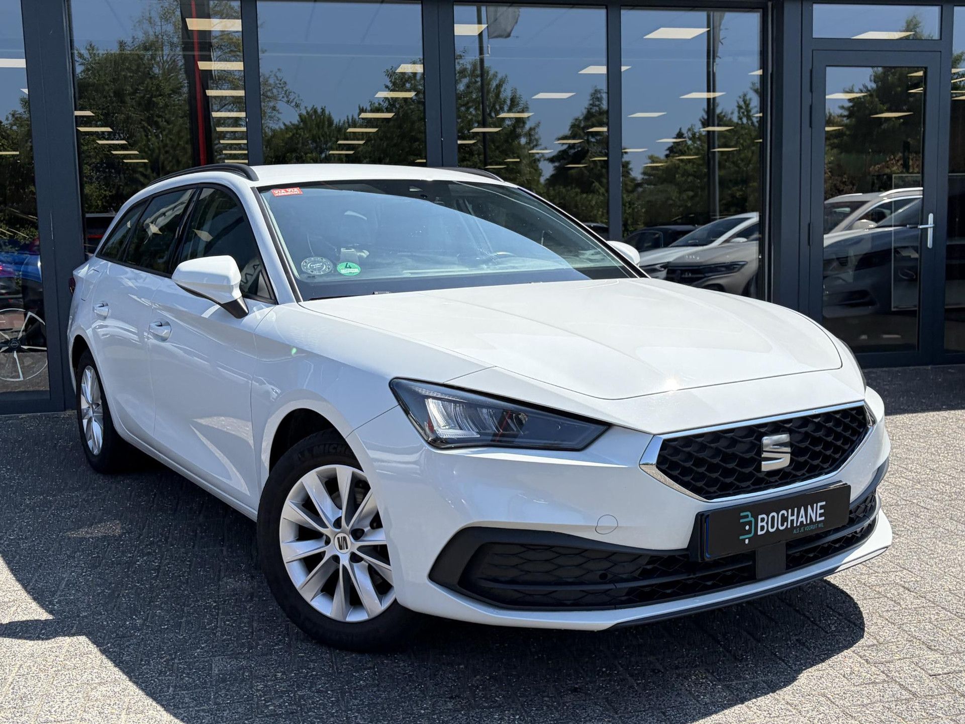 SEAT Leon met kenteken KLX-09-Z – detailfoto