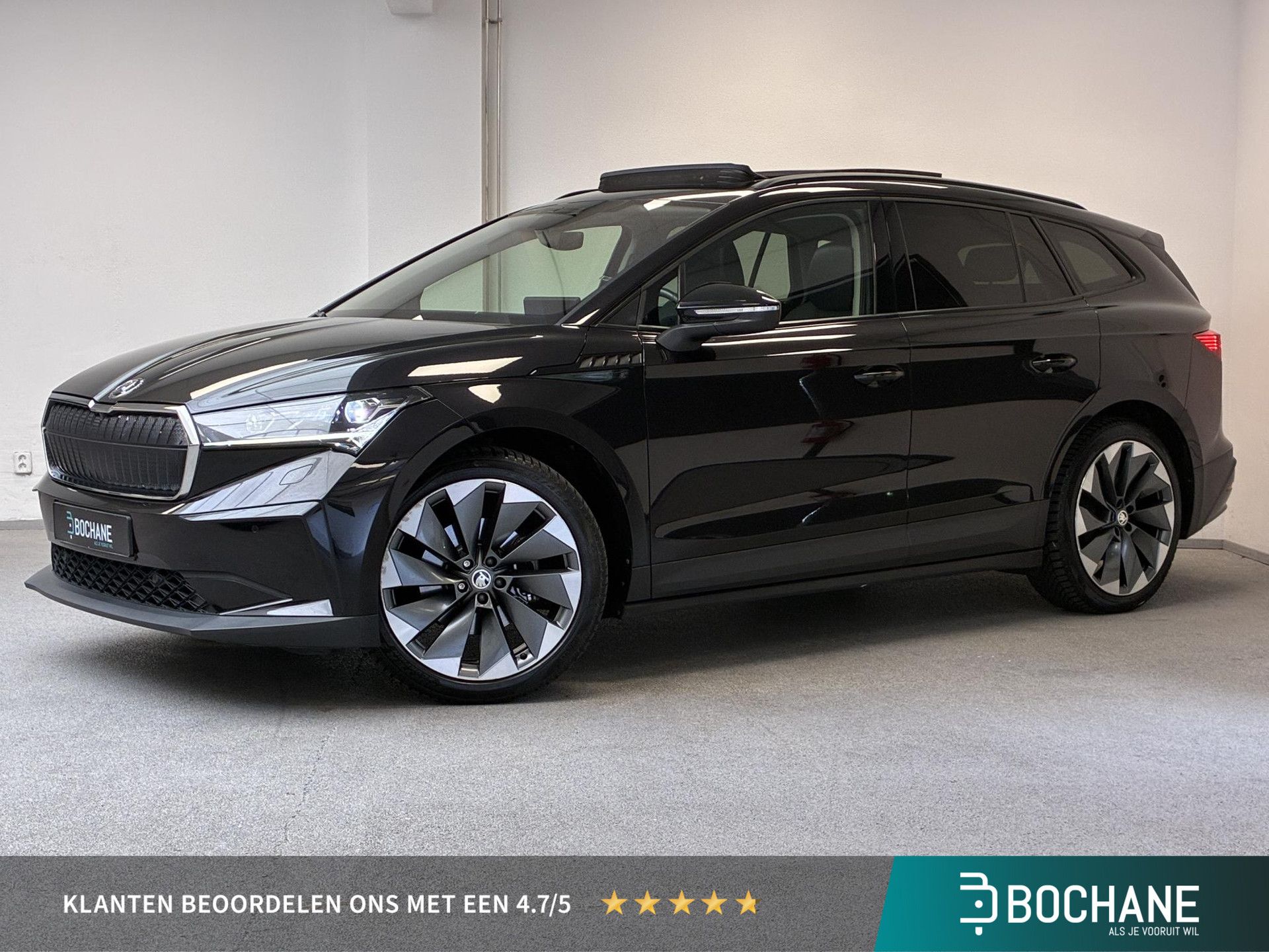 Skoda EnyaqiV met kenteken L-137-GL – vooraanzicht