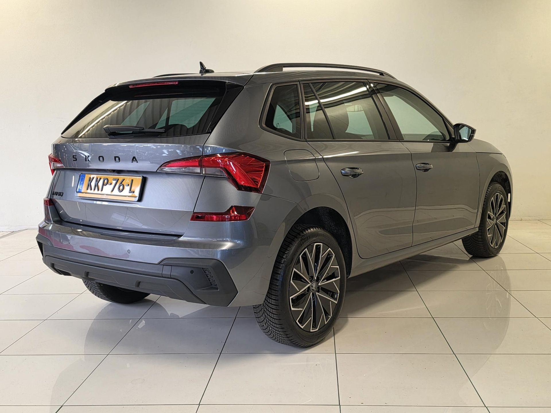 Skoda Kamiq met kenteken KKP-76-L – detailfoto