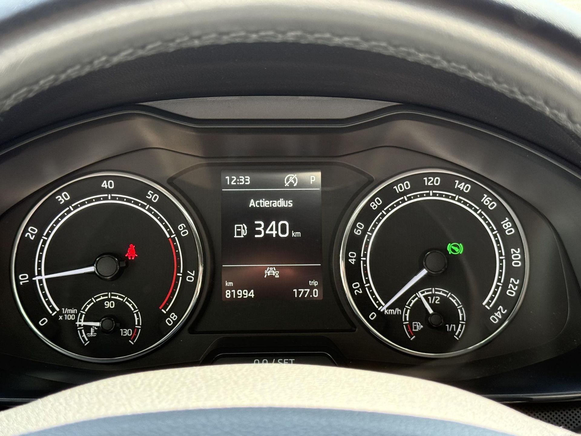 Skoda Scala met kenteken H-527-BB – dashboard