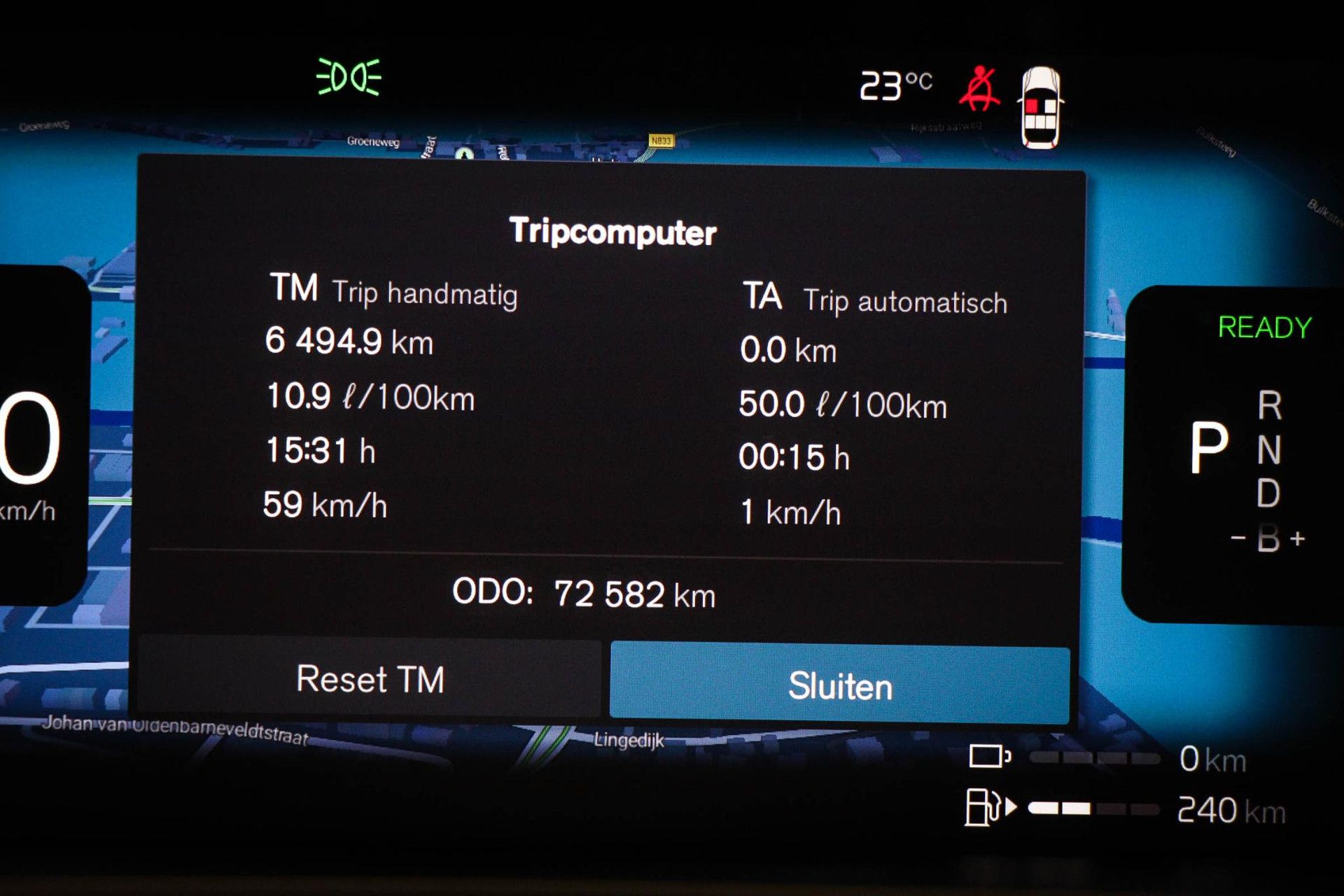 Volvo V60 met kenteken S-069-KP – detailfoto