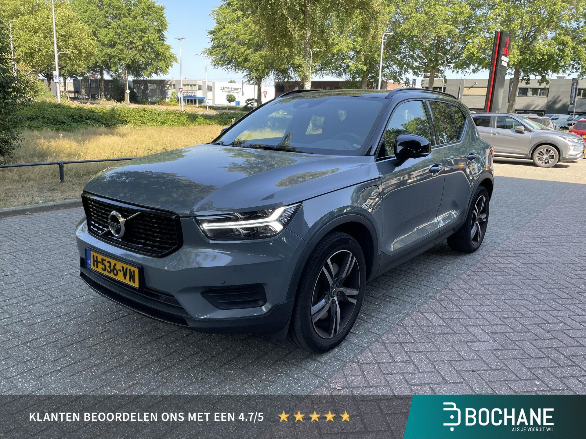 Volvo XC40 met kenteken H-536-VN – vooraanzicht