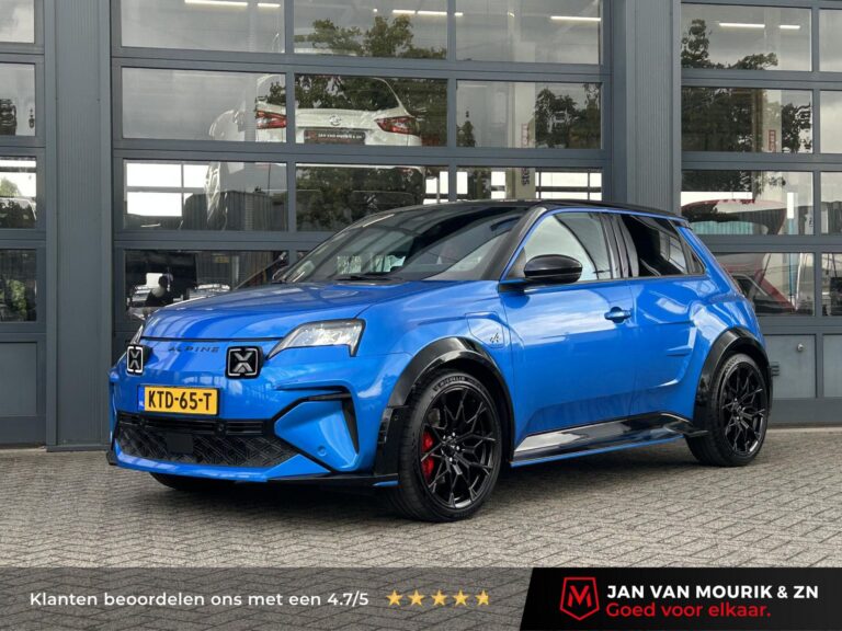 Alpine A290 met kenteken KTD-65-T – vooraanzicht
