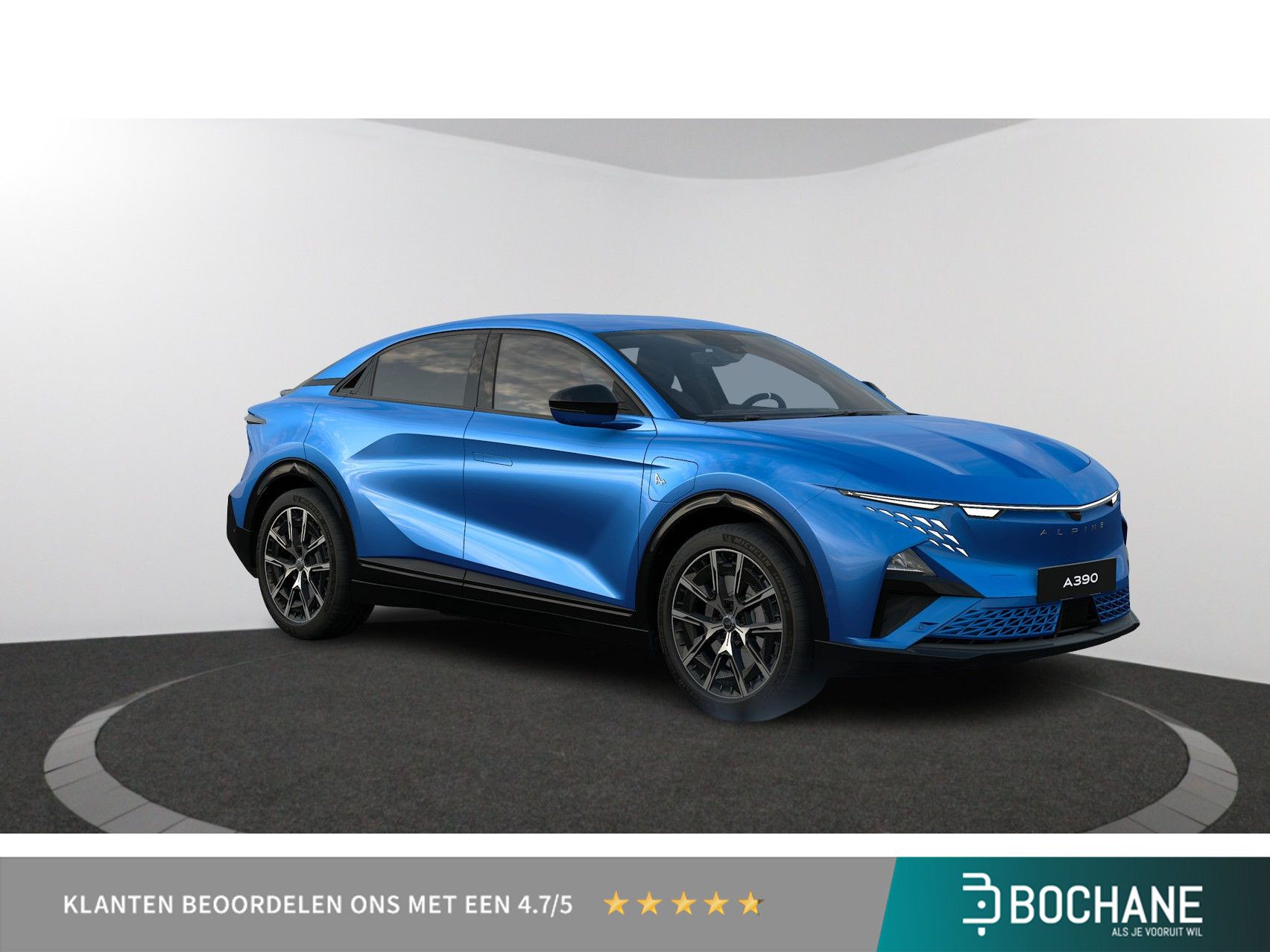 Alpine A390 – vooraanzicht