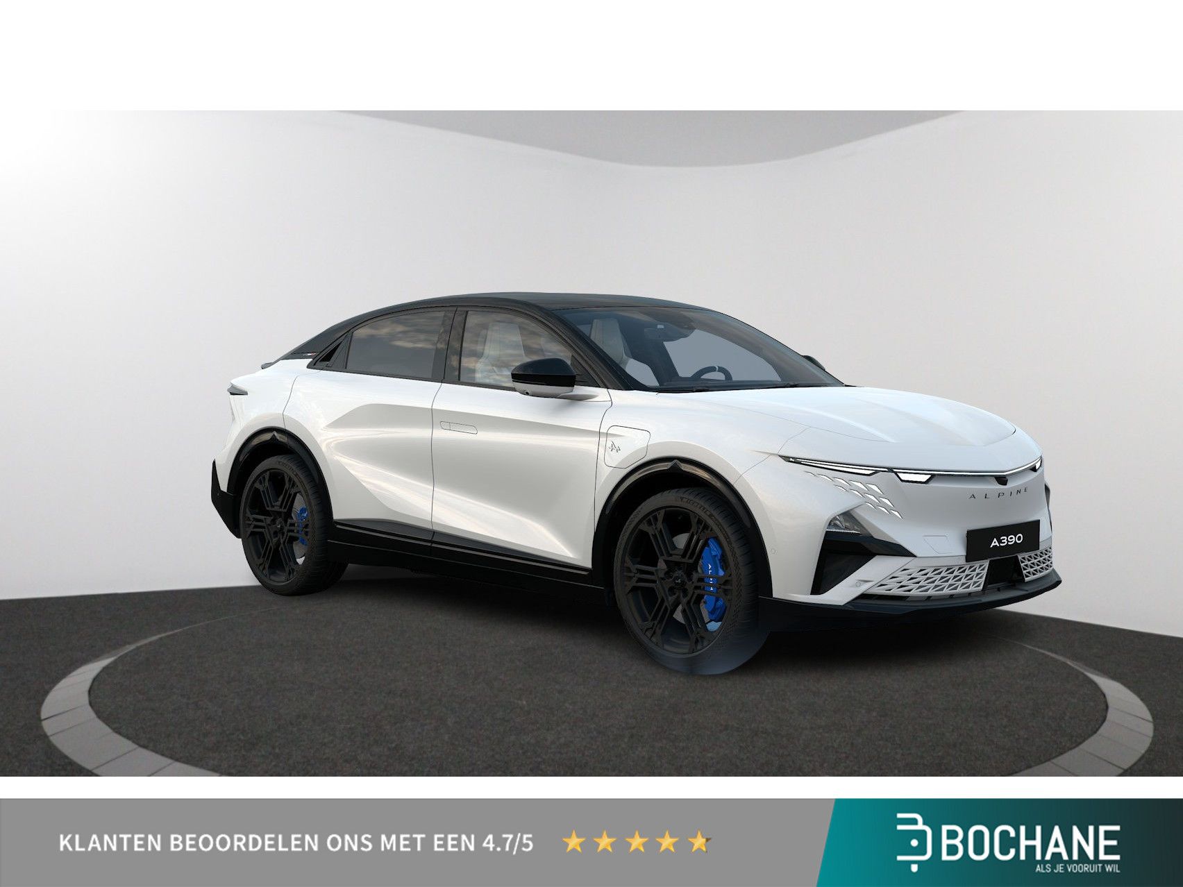 Alpine A390 – vooraanzicht