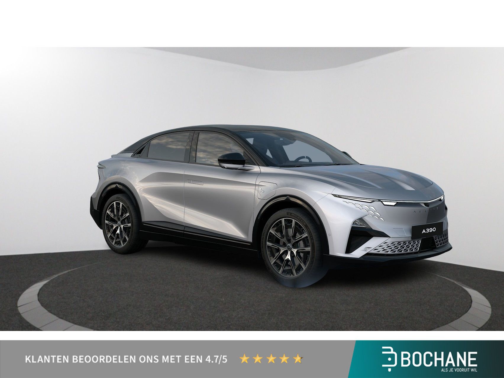 Alpine A390 – vooraanzicht