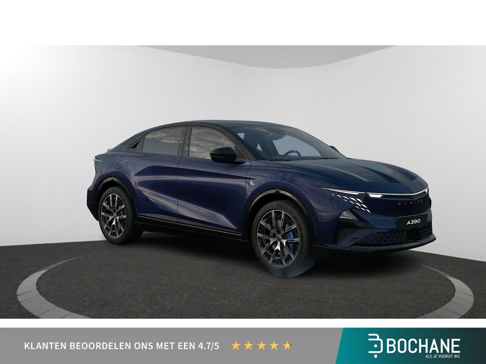 Alpine A390 – vooraanzicht