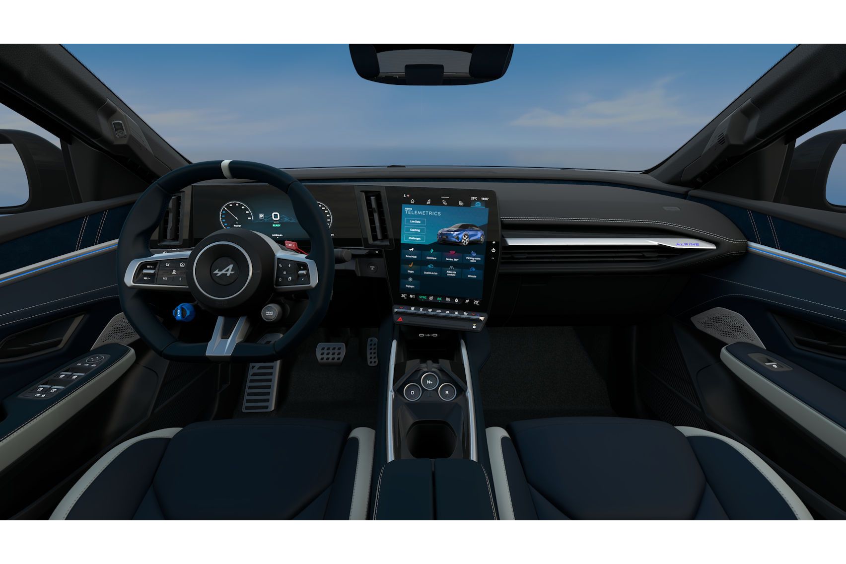 Alpine A390 – detailfoto