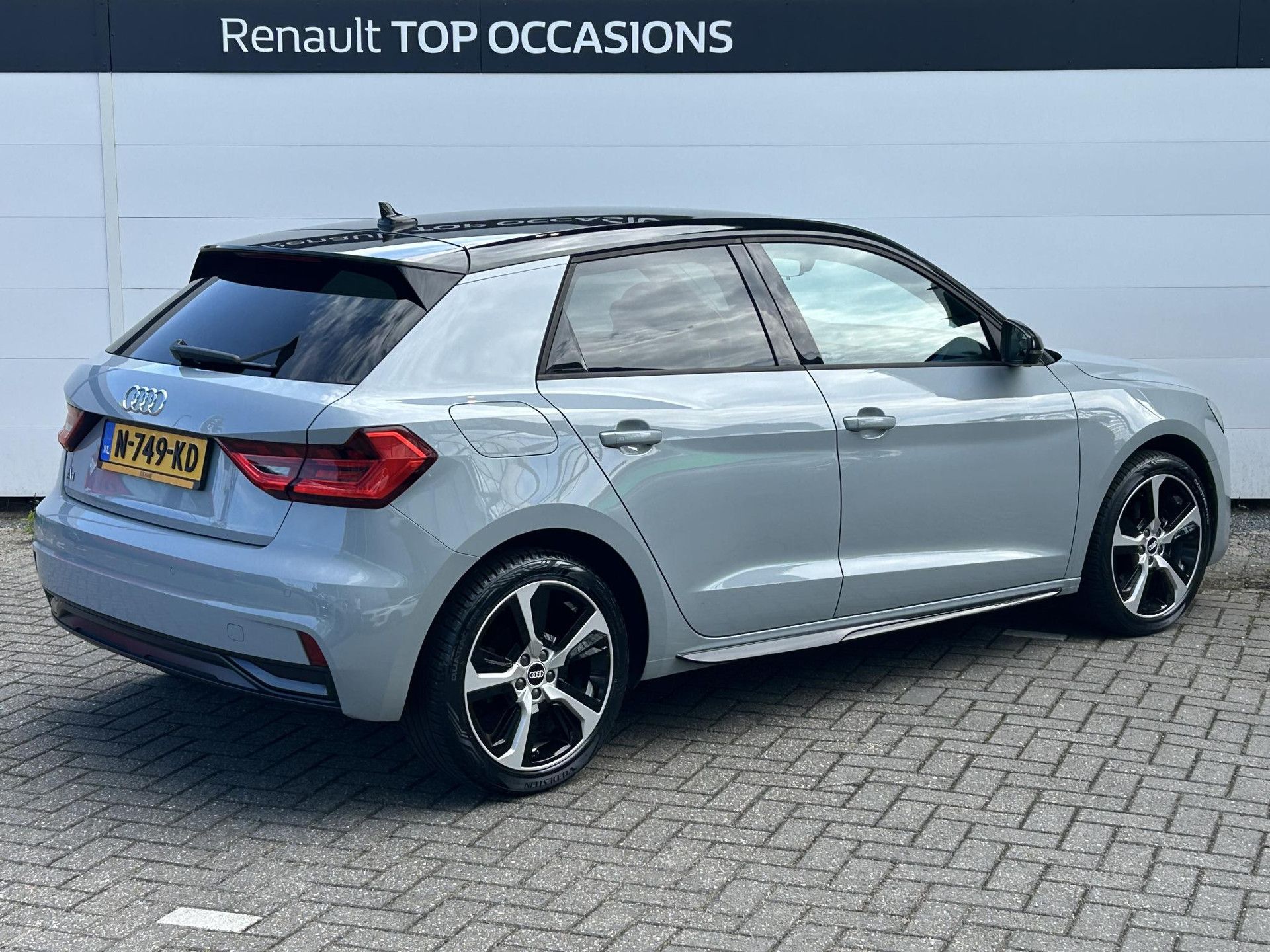 Audi A1 Sportback met kenteken N-749-KD – achteraanzicht