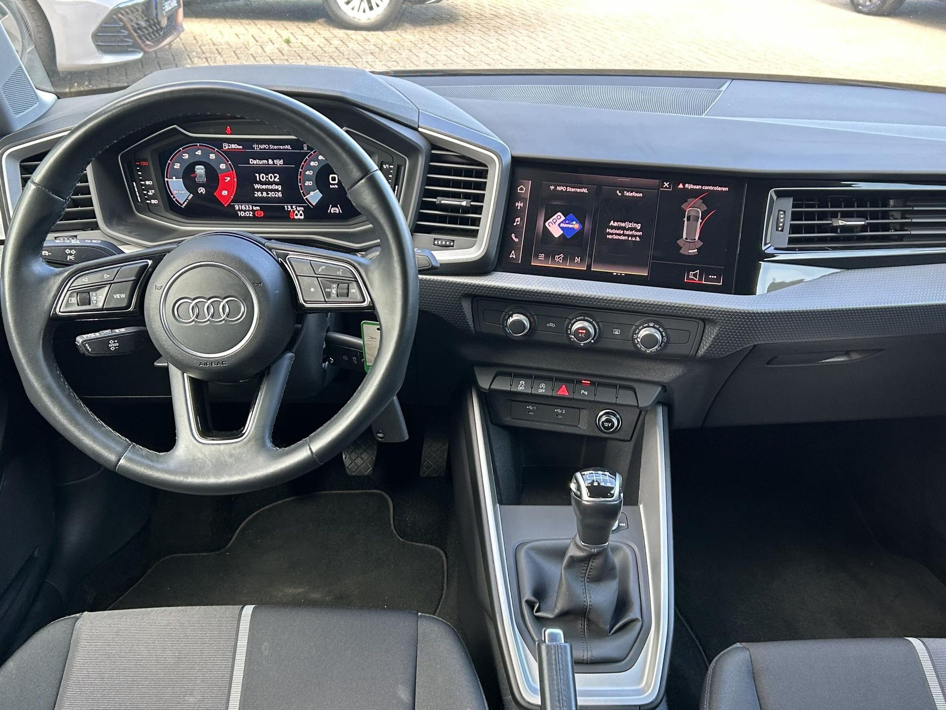Audi A1 Sportback met kenteken N-749-KD – interieur