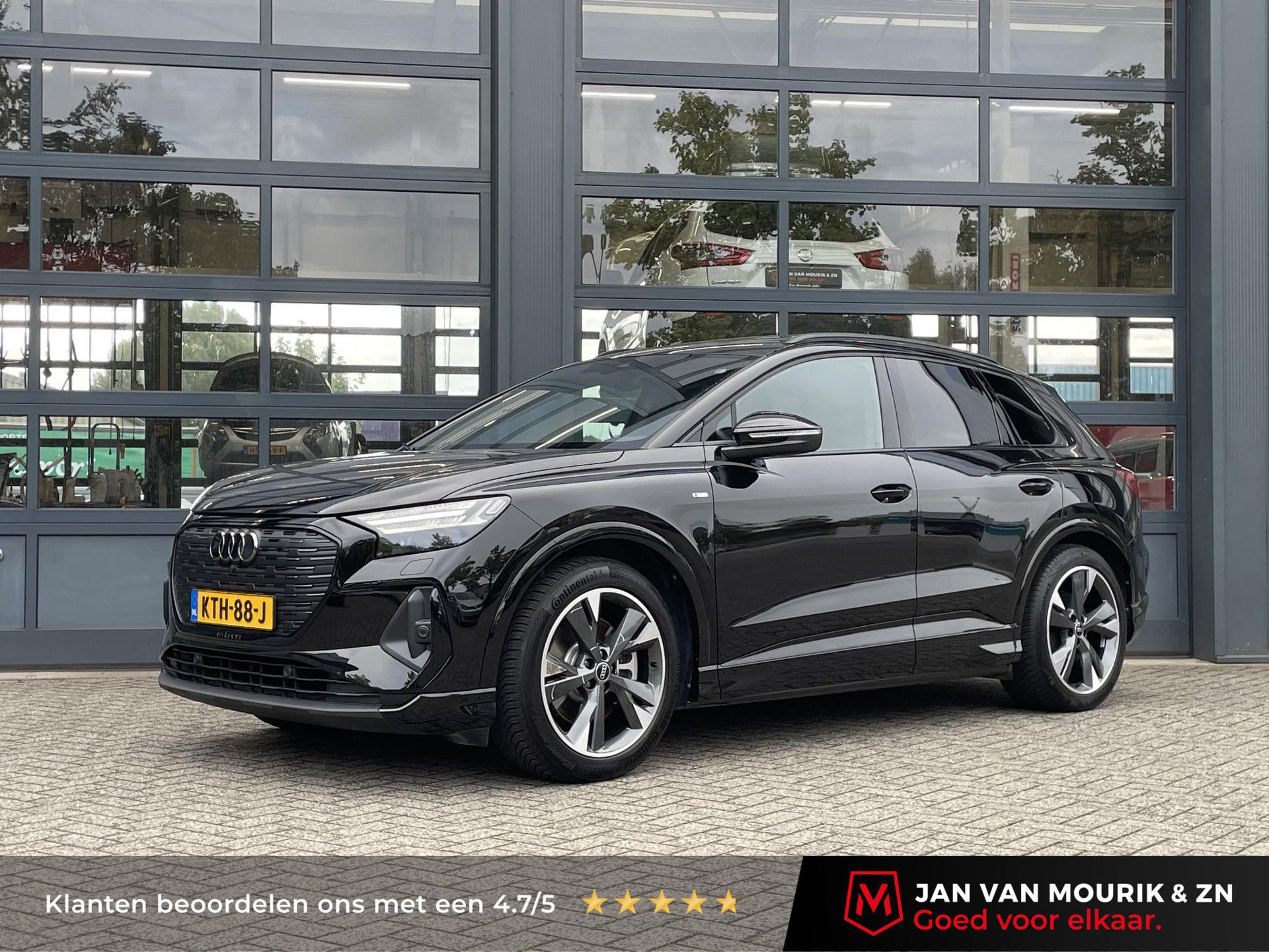 Audi Q4e-tron met kenteken KTH-88-J – vooraanzicht