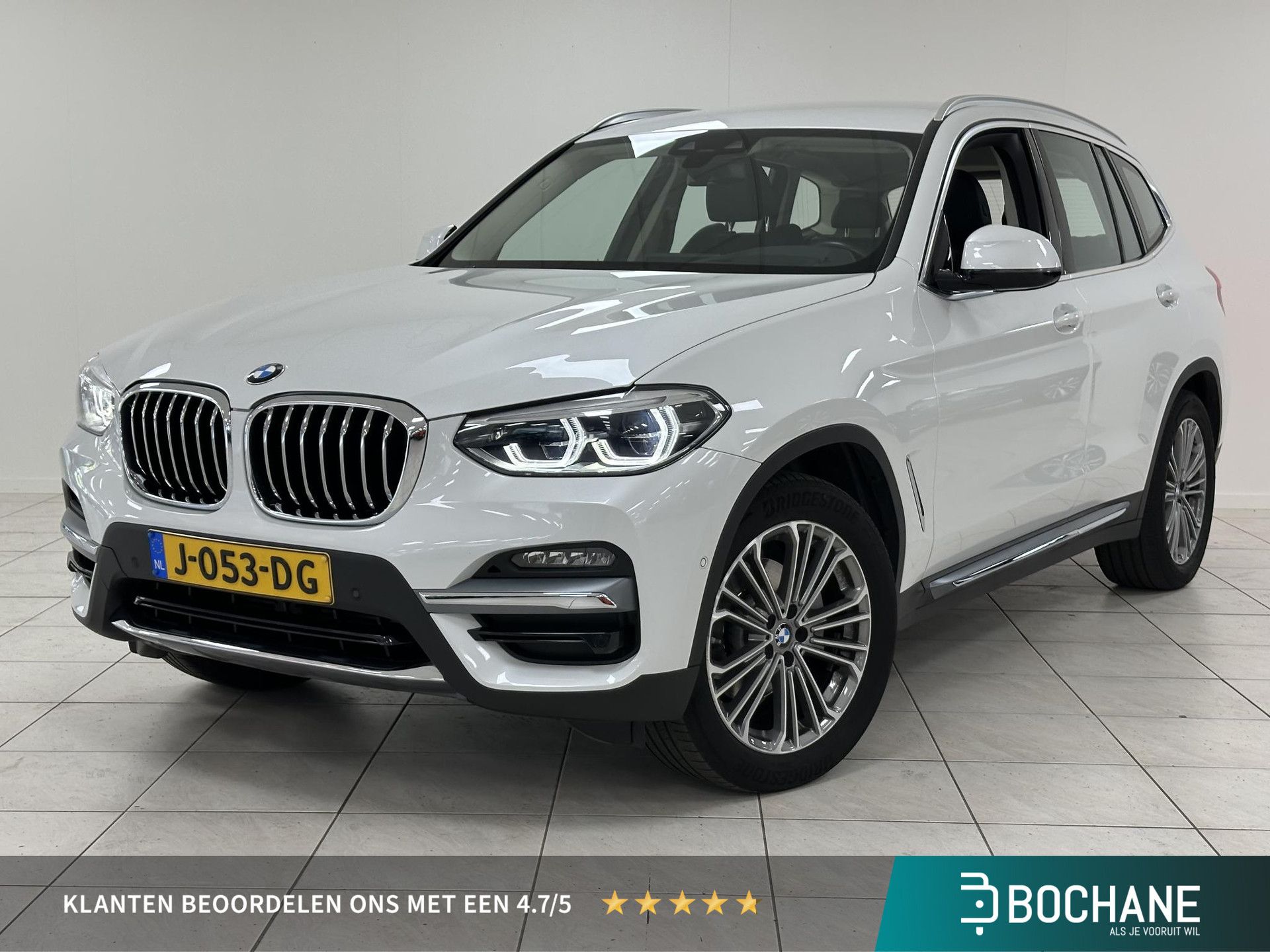 BMW X3 met kenteken J-053-DG – vooraanzicht