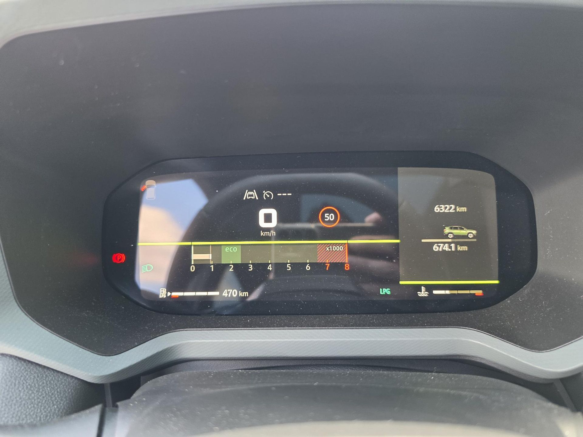 Dacia Bigster met kenteken JFZ-50-N – dashboard