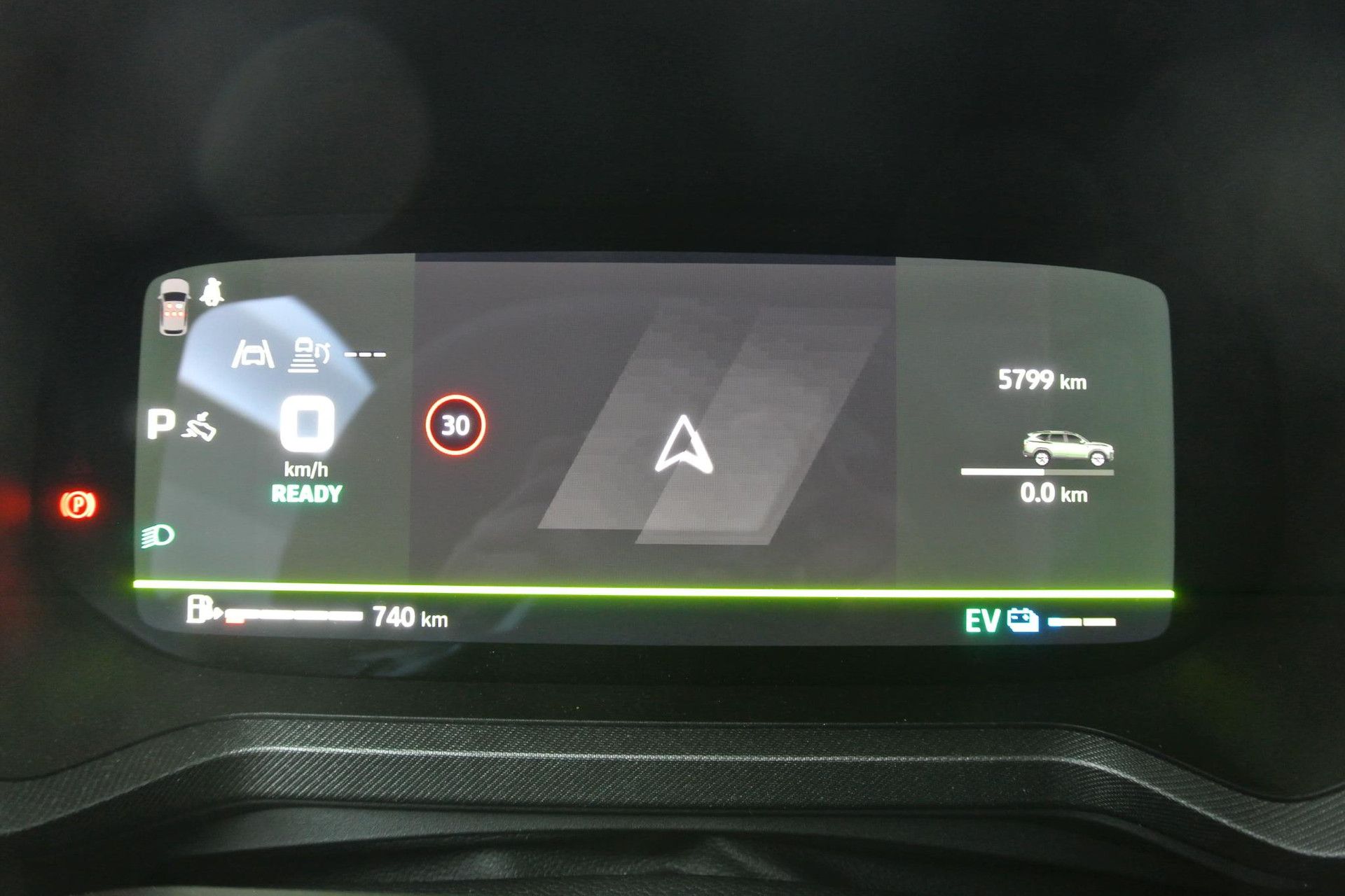 Dacia Bigster met kenteken JXB-99-J – dashboard