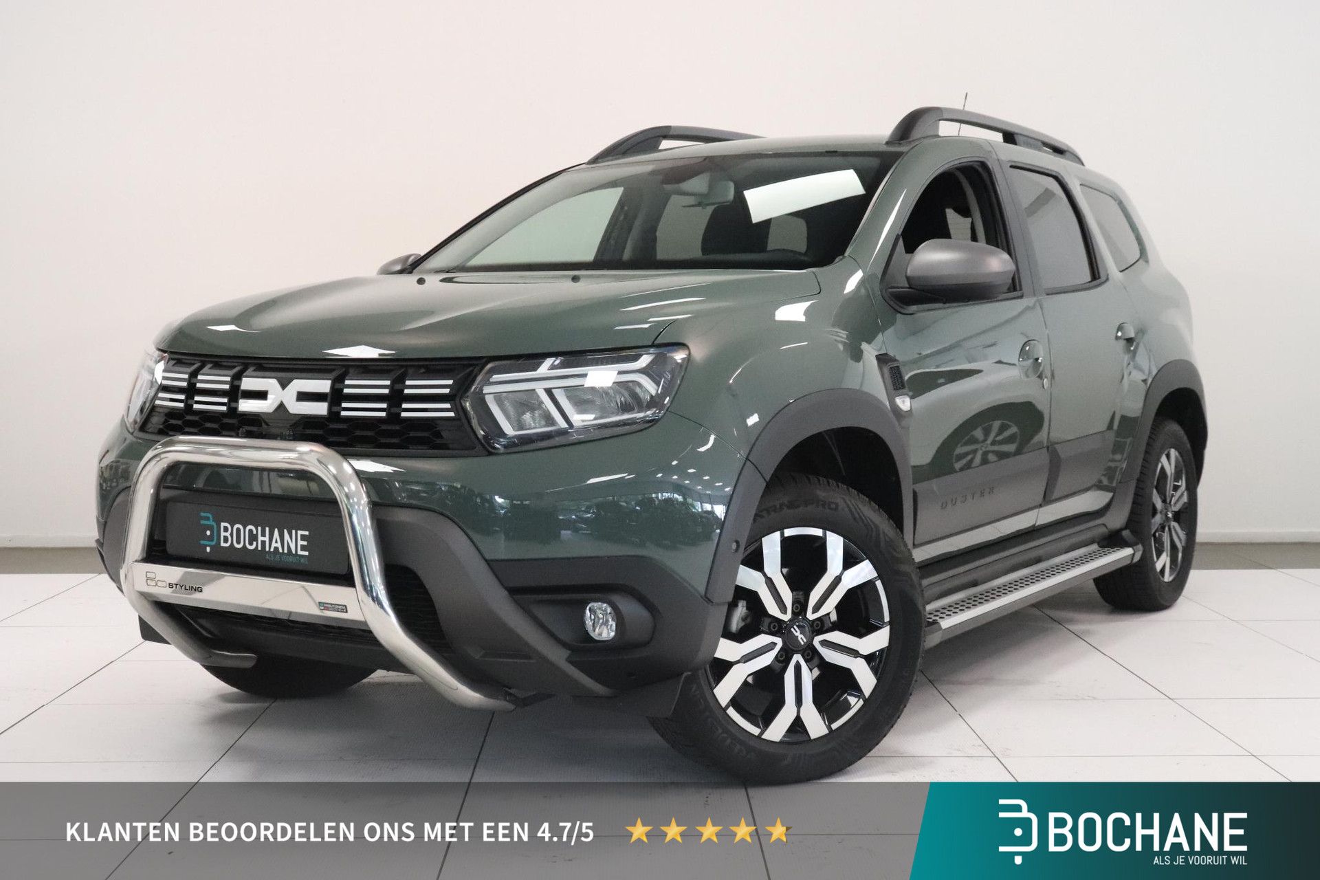 Dacia Duster met kenteken T-105-GX – vooraanzicht