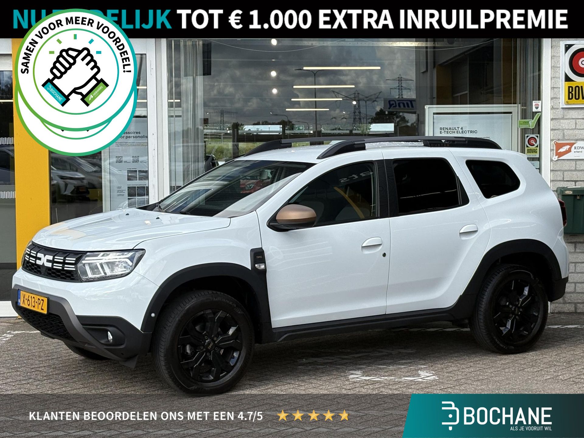 Dacia Duster financial lease – kenteken X-613-PZ
