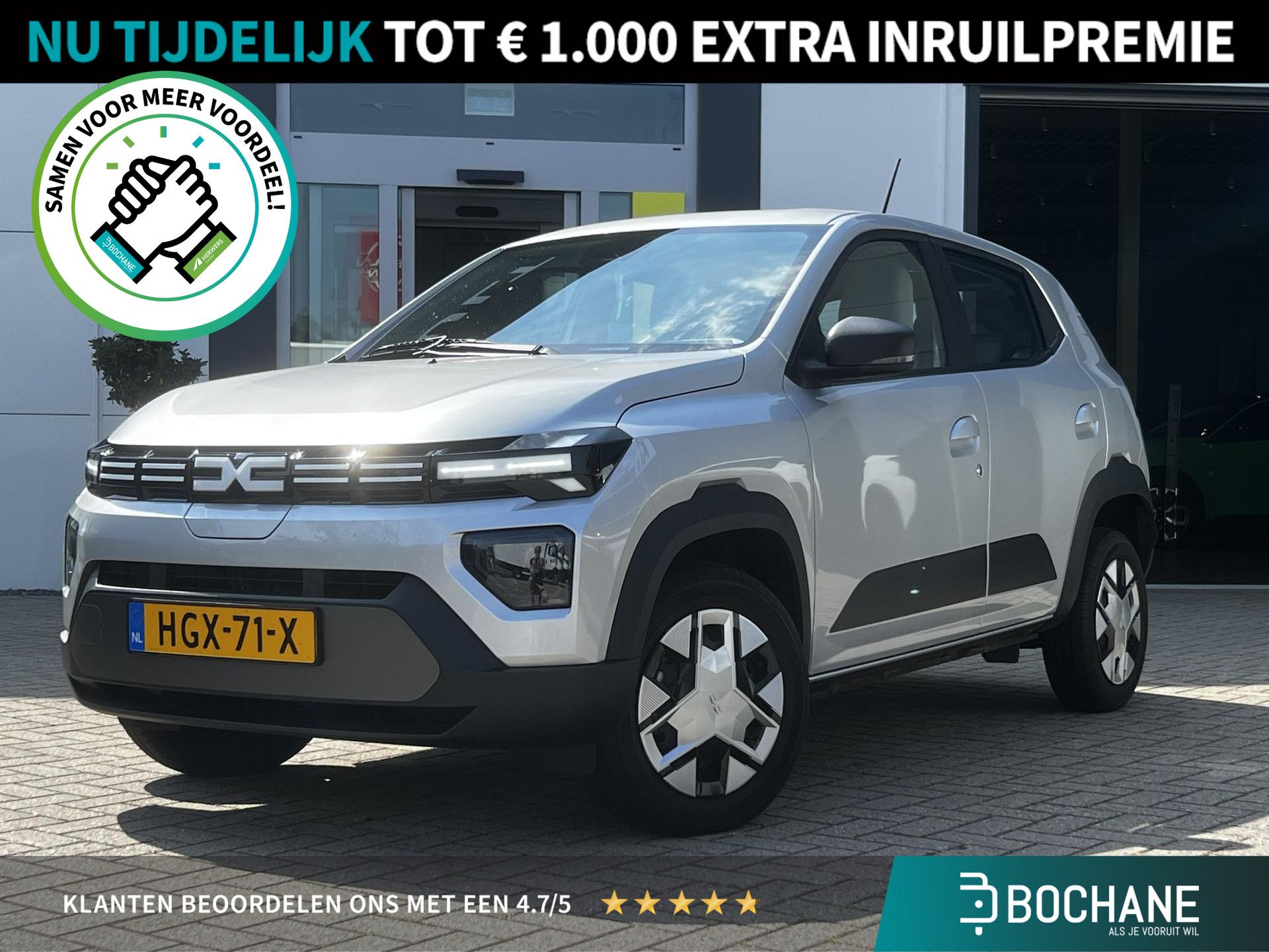 Dacia Spring financial lease – kenteken HGX-71-X