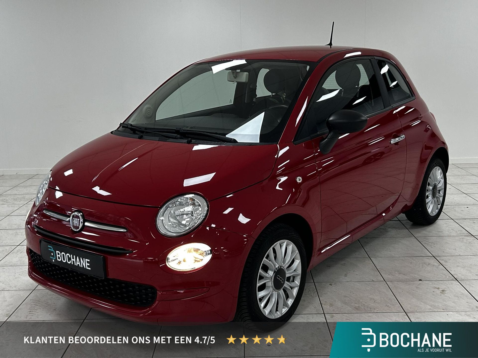 Fiat 500 met kenteken H-311-DL – vooraanzicht