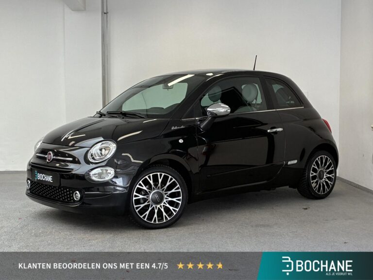 Fiat 500 met kenteken X-168-LS – vooraanzicht