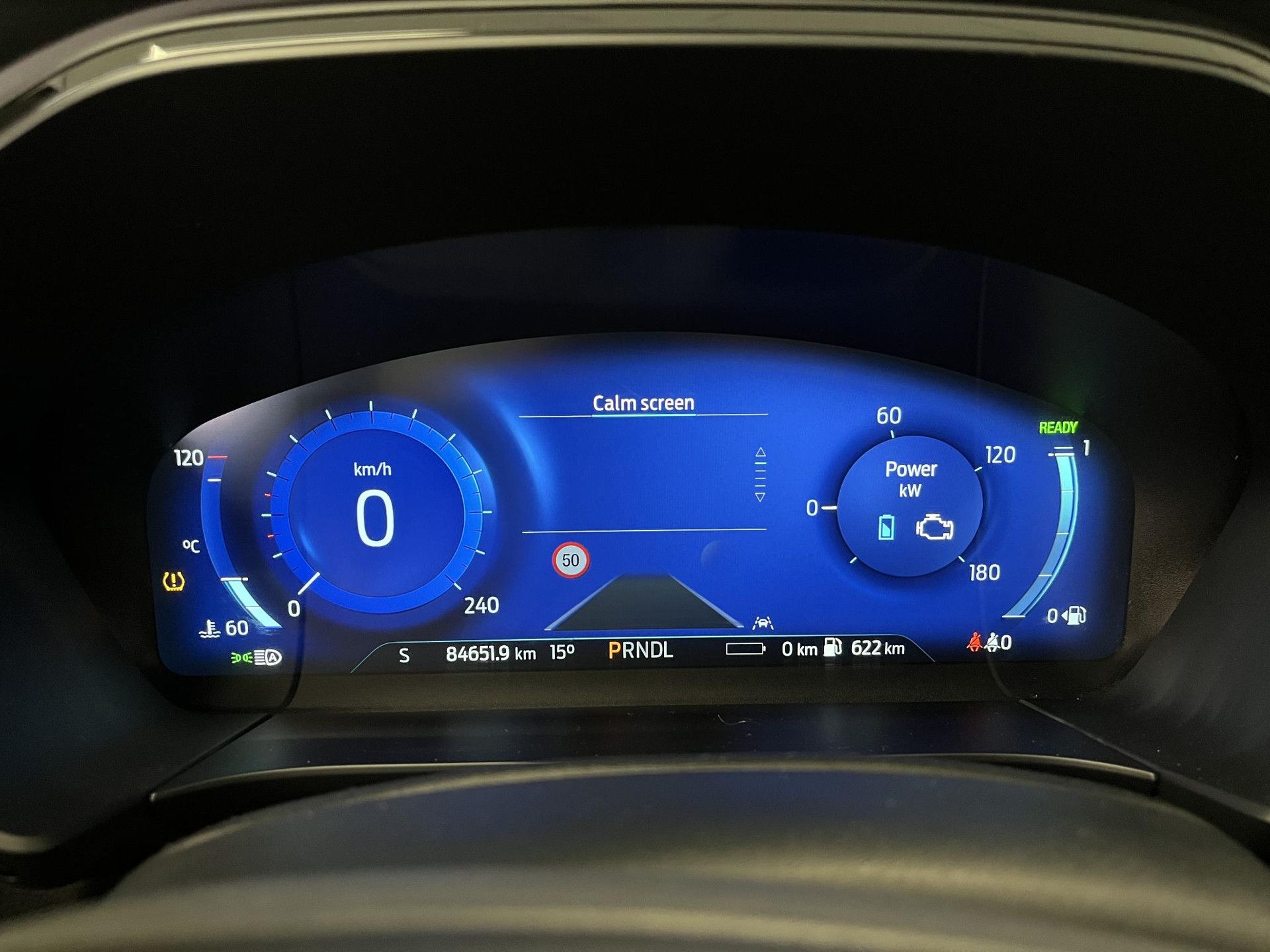 Ford Kuga met kenteken KNJ-87-S – dashboard