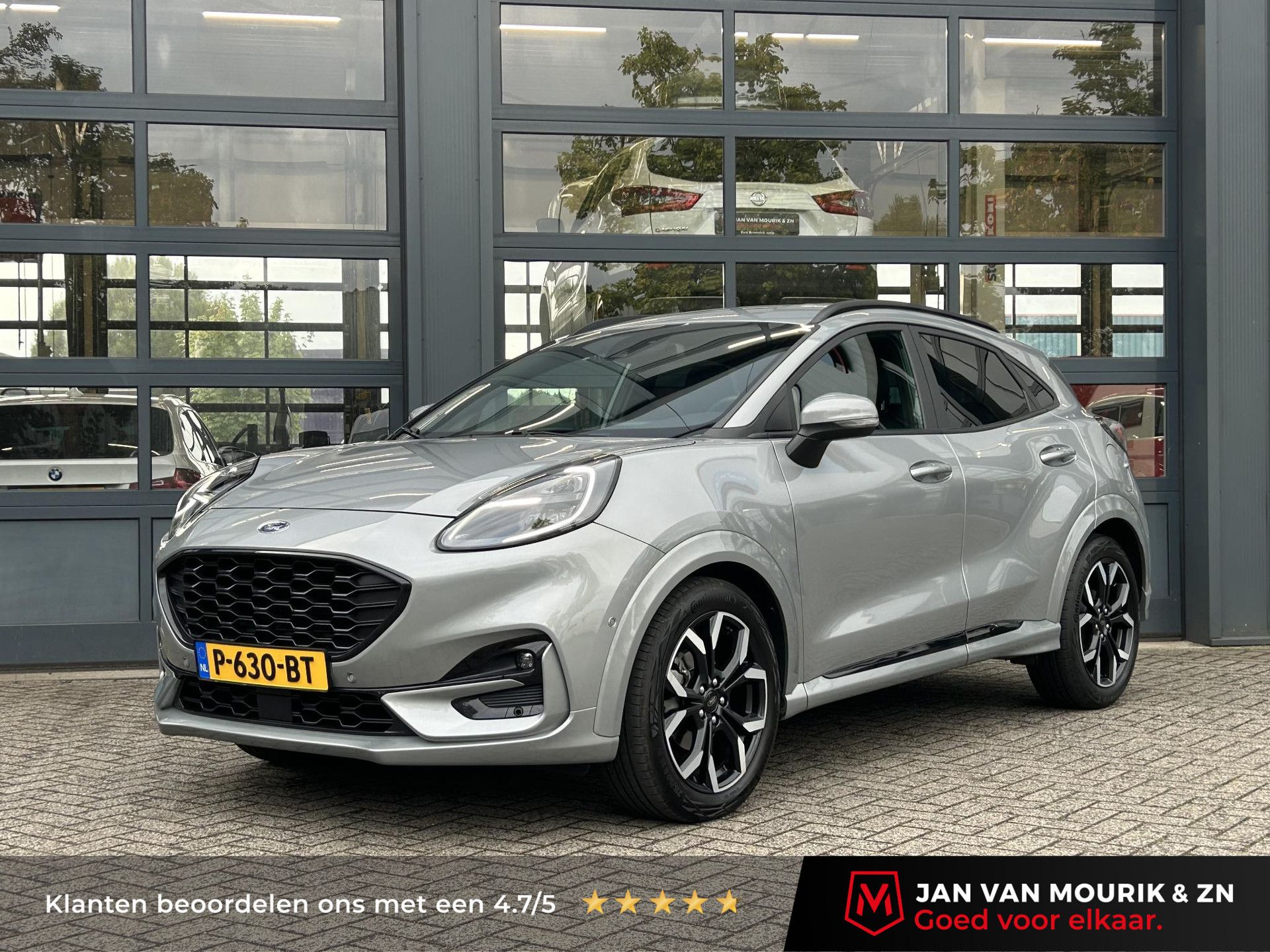 Ford Puma met kenteken P-630-BT – vooraanzicht
