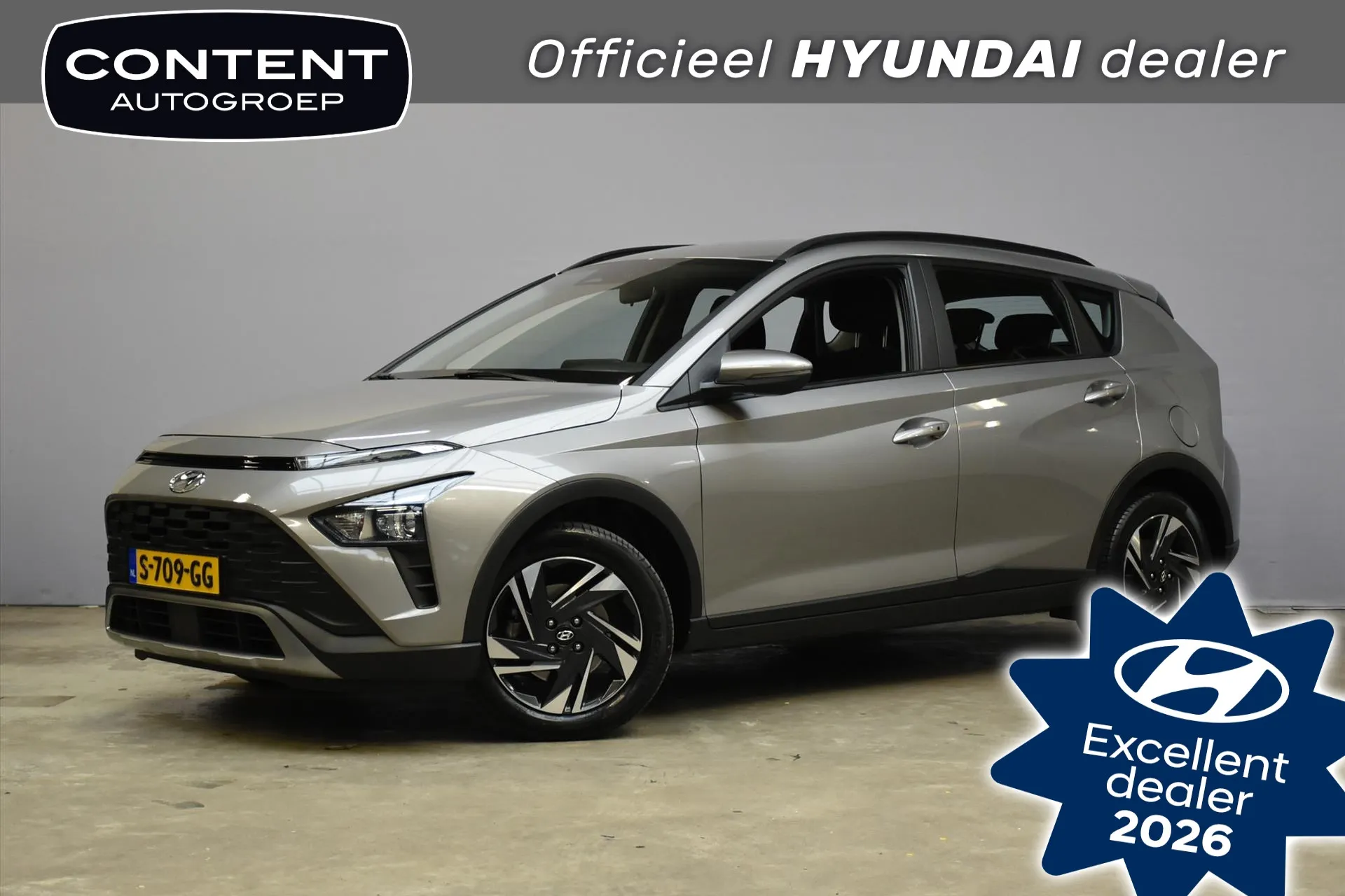 Hyundai Bayon met kenteken S-709-GG – vooraanzicht