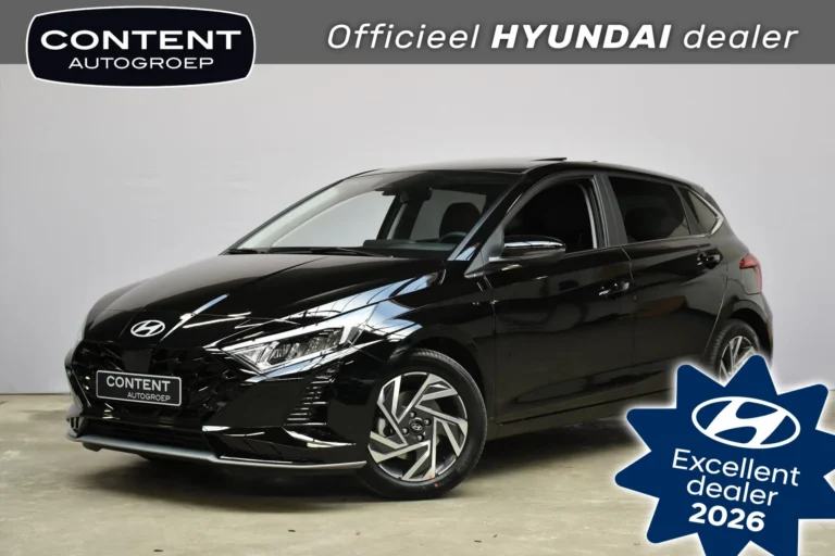 Hyundai i20 met kenteken 76111 – vooraanzicht
